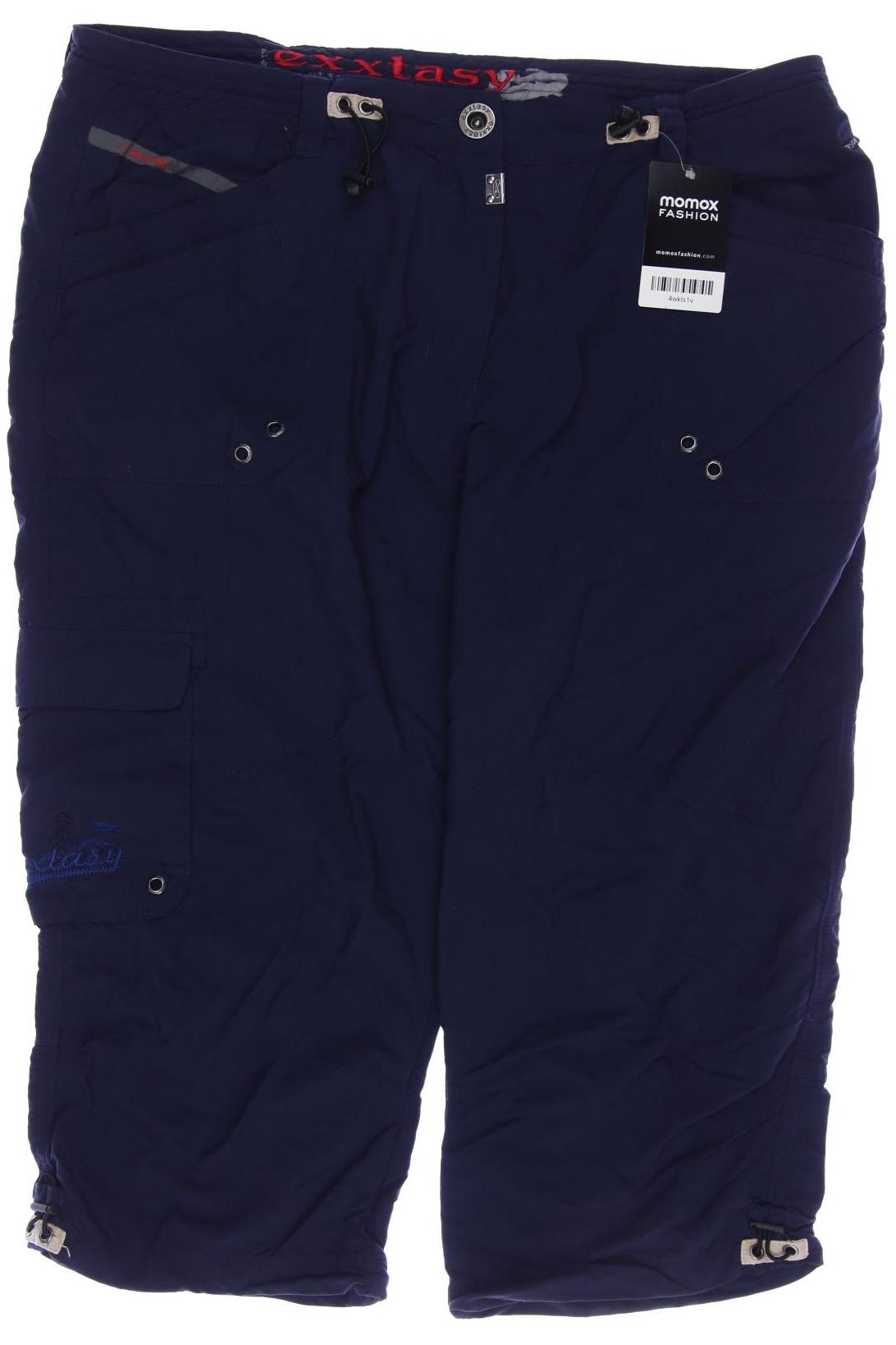 

exxtasy Damen Stoffhose, marineblau