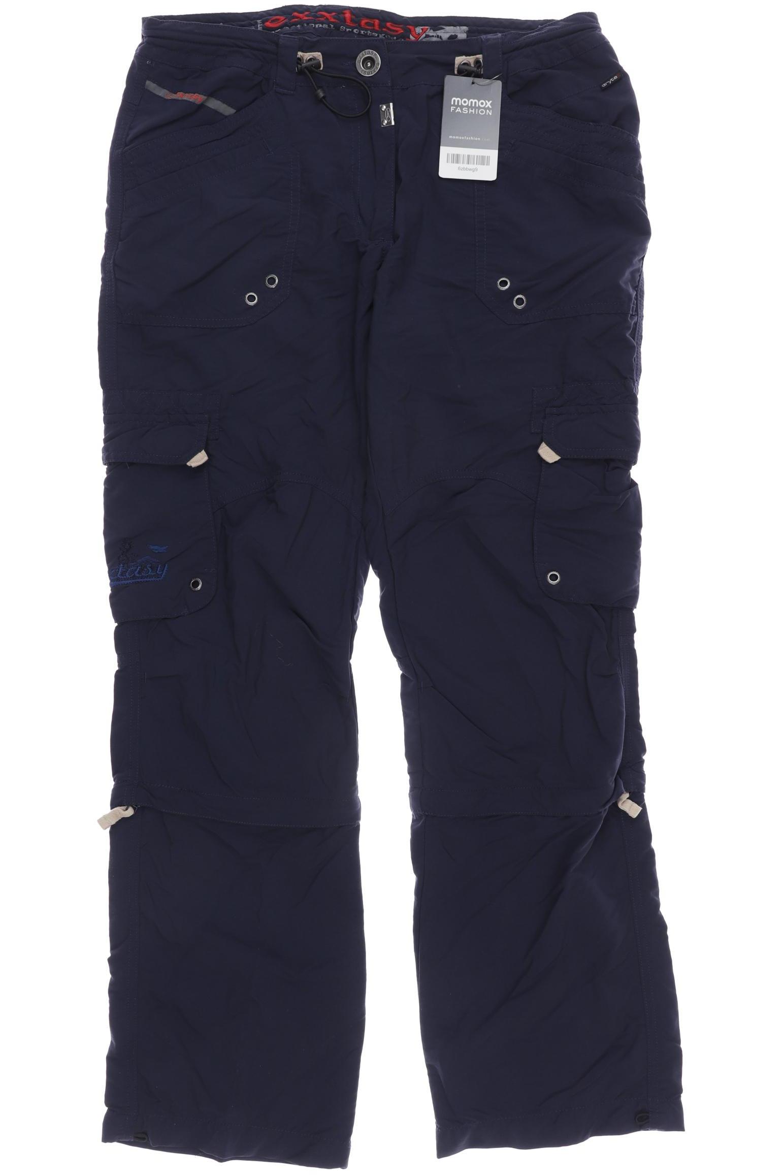 

exxtasy Damen Stoffhose, marineblau, Gr. 19