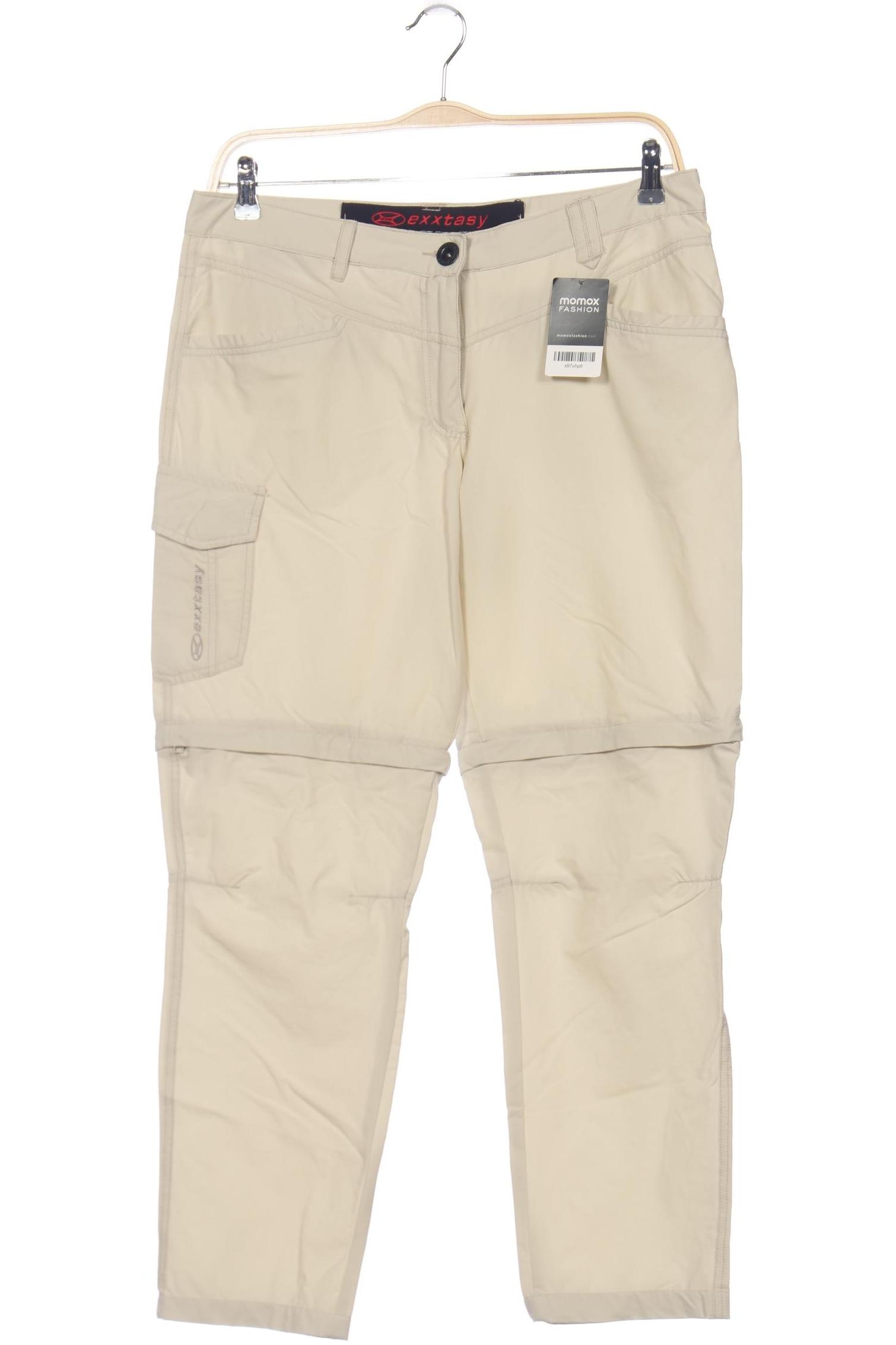 

exxtasy Damen Stoffhose, cremeweiß, Gr. 44