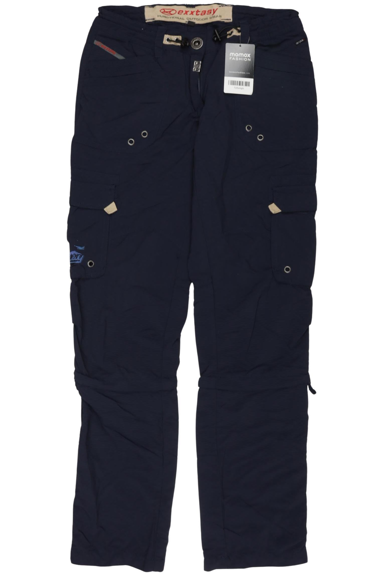 

exxtasy Damen Stoffhose, marineblau, Gr. 34