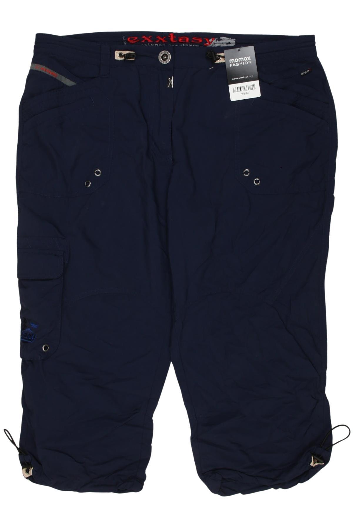 

exxtasy Damen Stoffhose, marineblau, Gr. 44