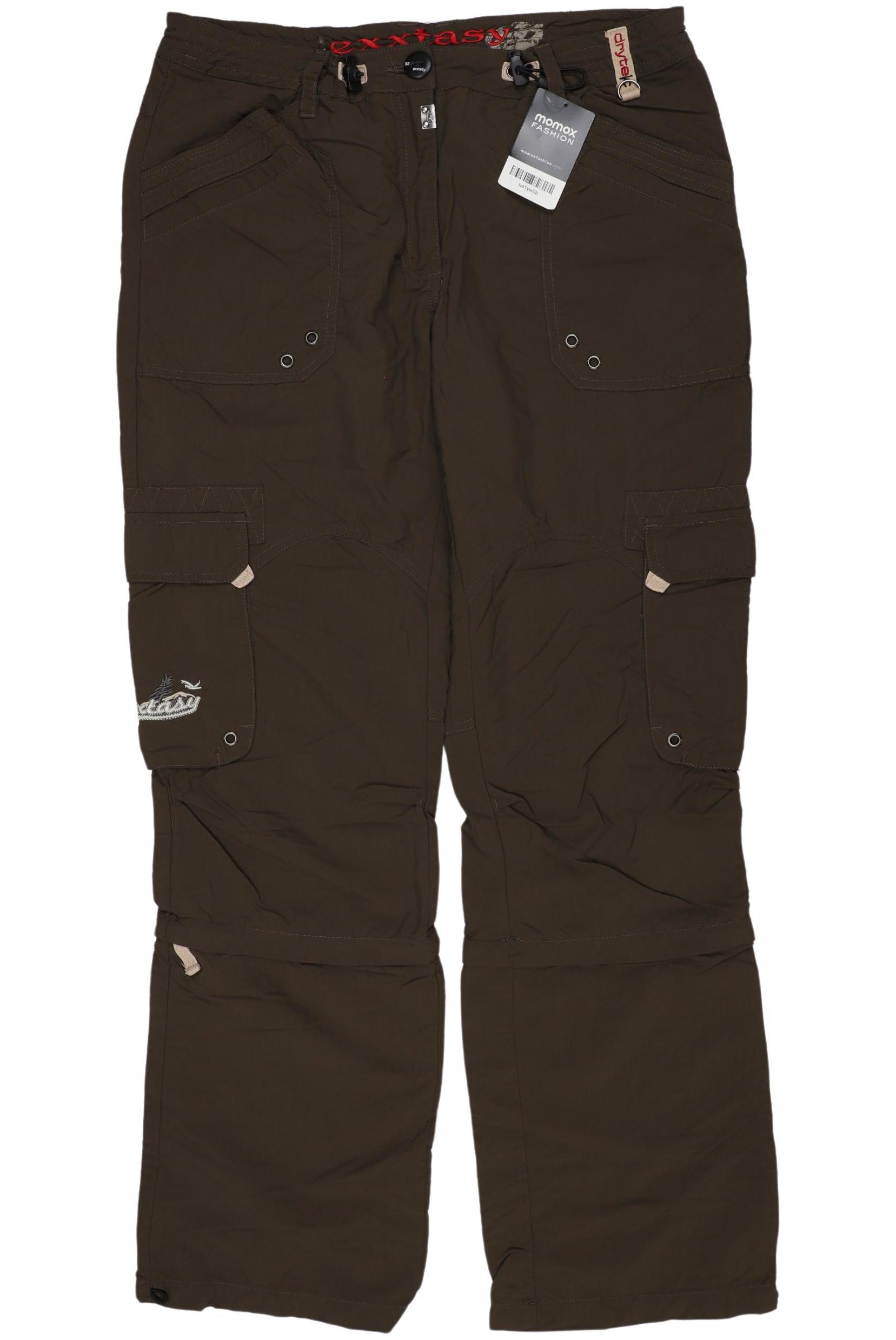 

exxtasy Damen Stoffhose, grün, Gr. 42
