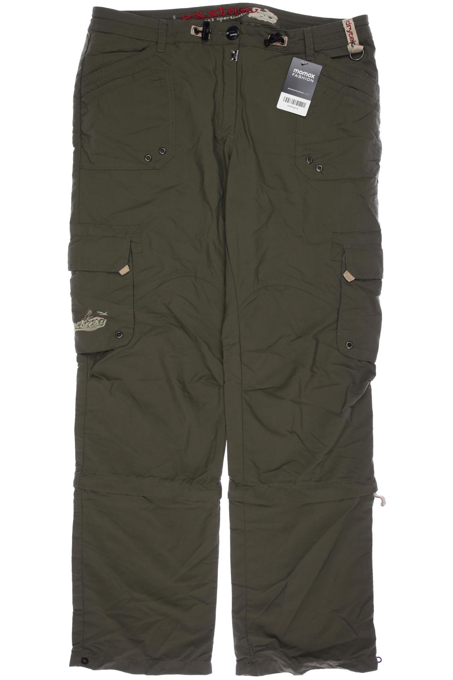 

exxtasy Damen Stoffhose, grün, Gr. 44