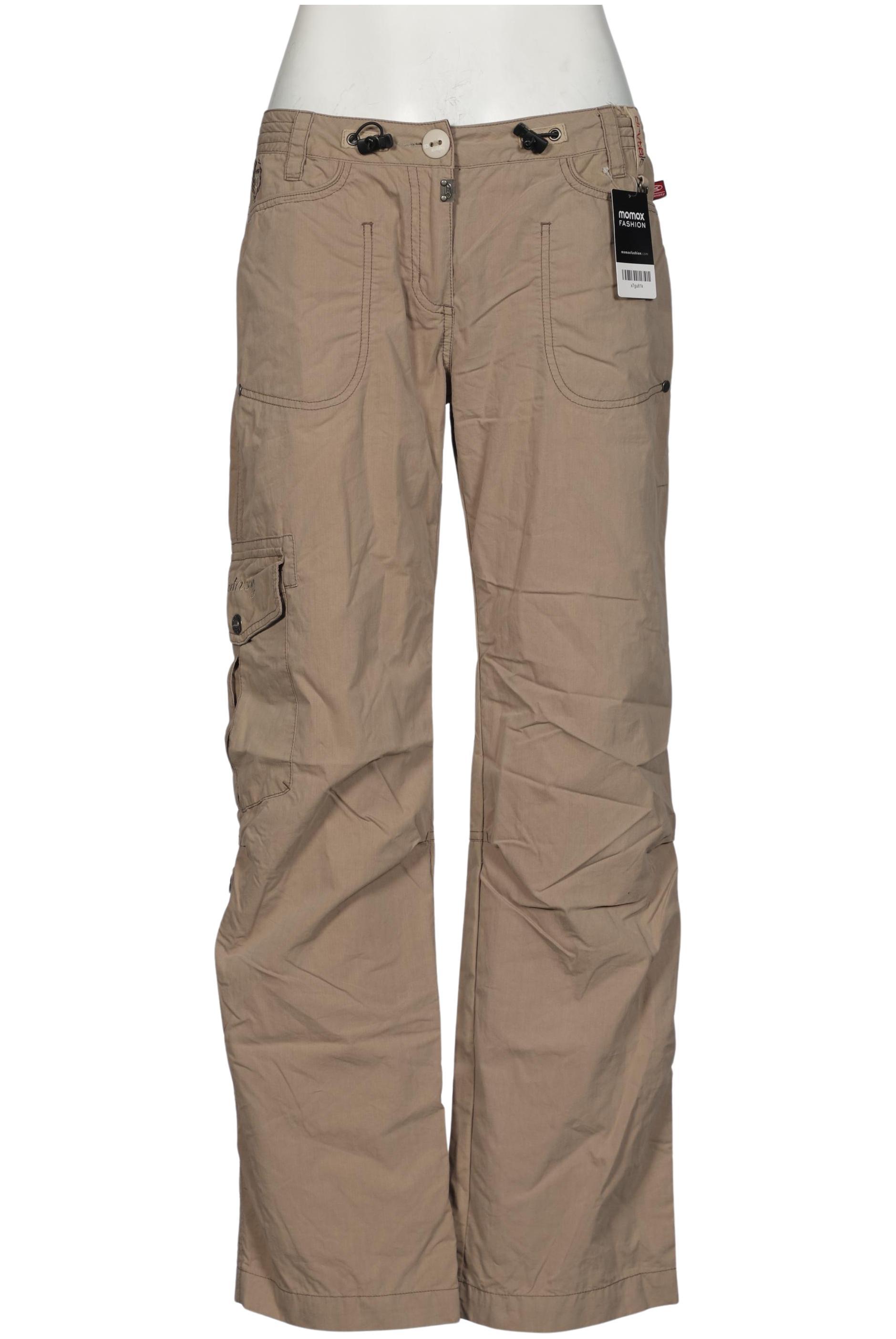 

exxtasy Damen Stoffhose, beige, Gr. 38