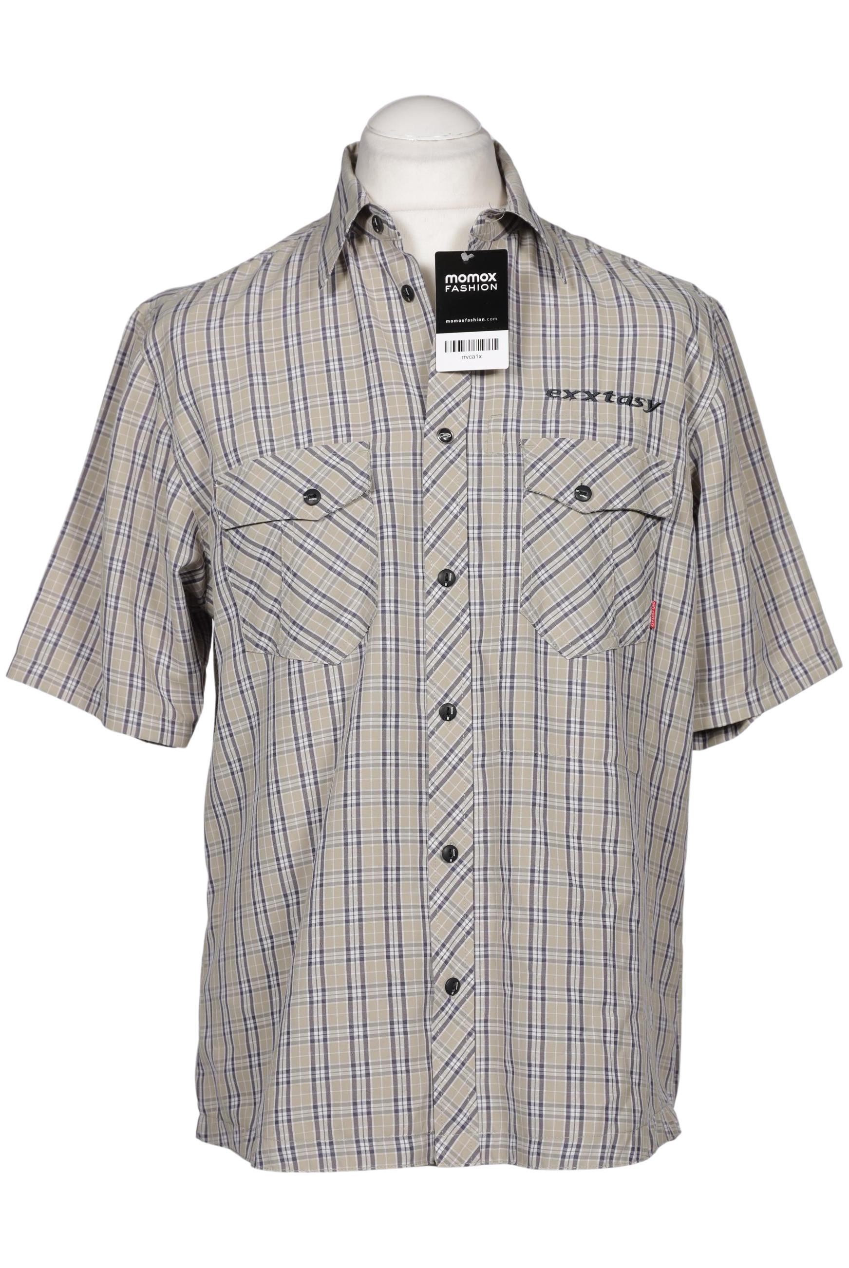 Thumbnail - exxtasy Herren Hemd, beige, Gr. 50