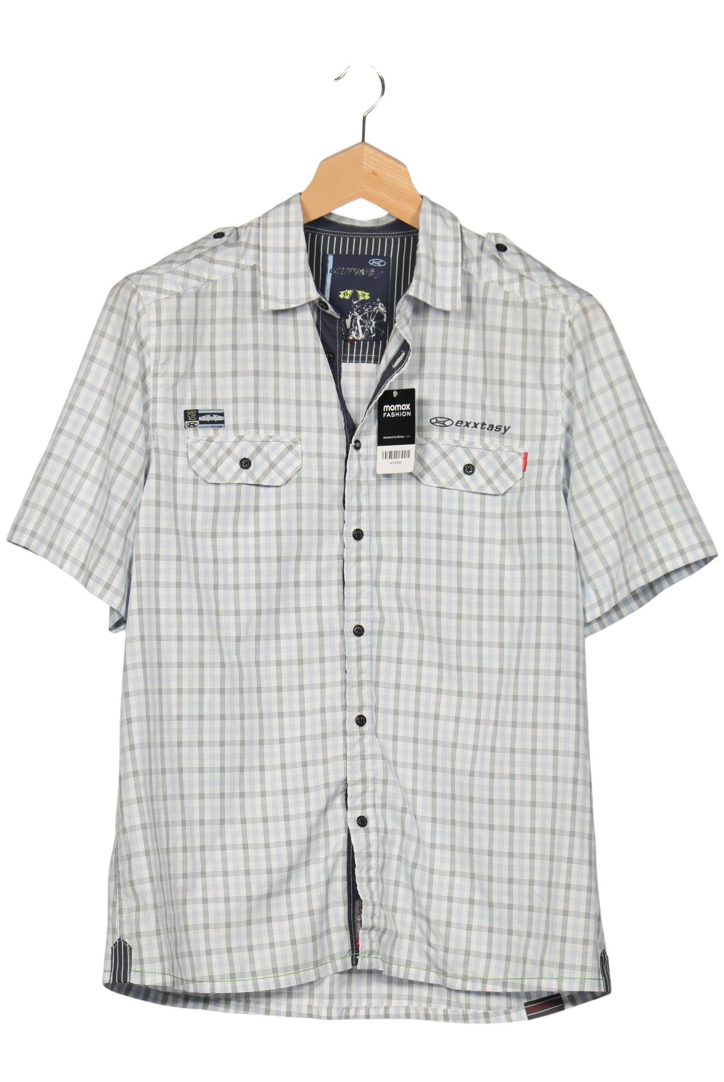 

exxtasy Herren Hemd, hellblau, Gr. 56