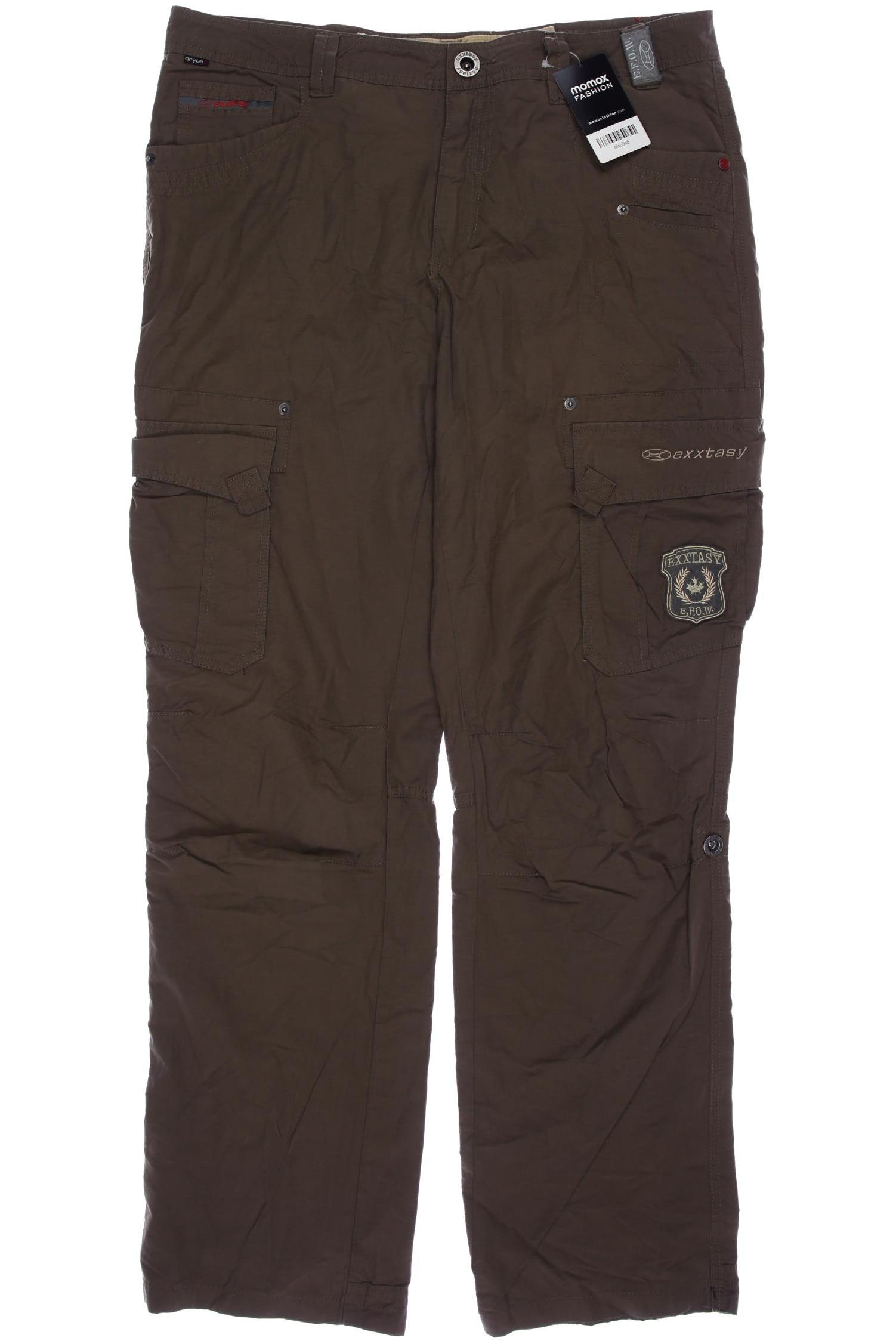 

exxtasy Herren Stoffhose, braun