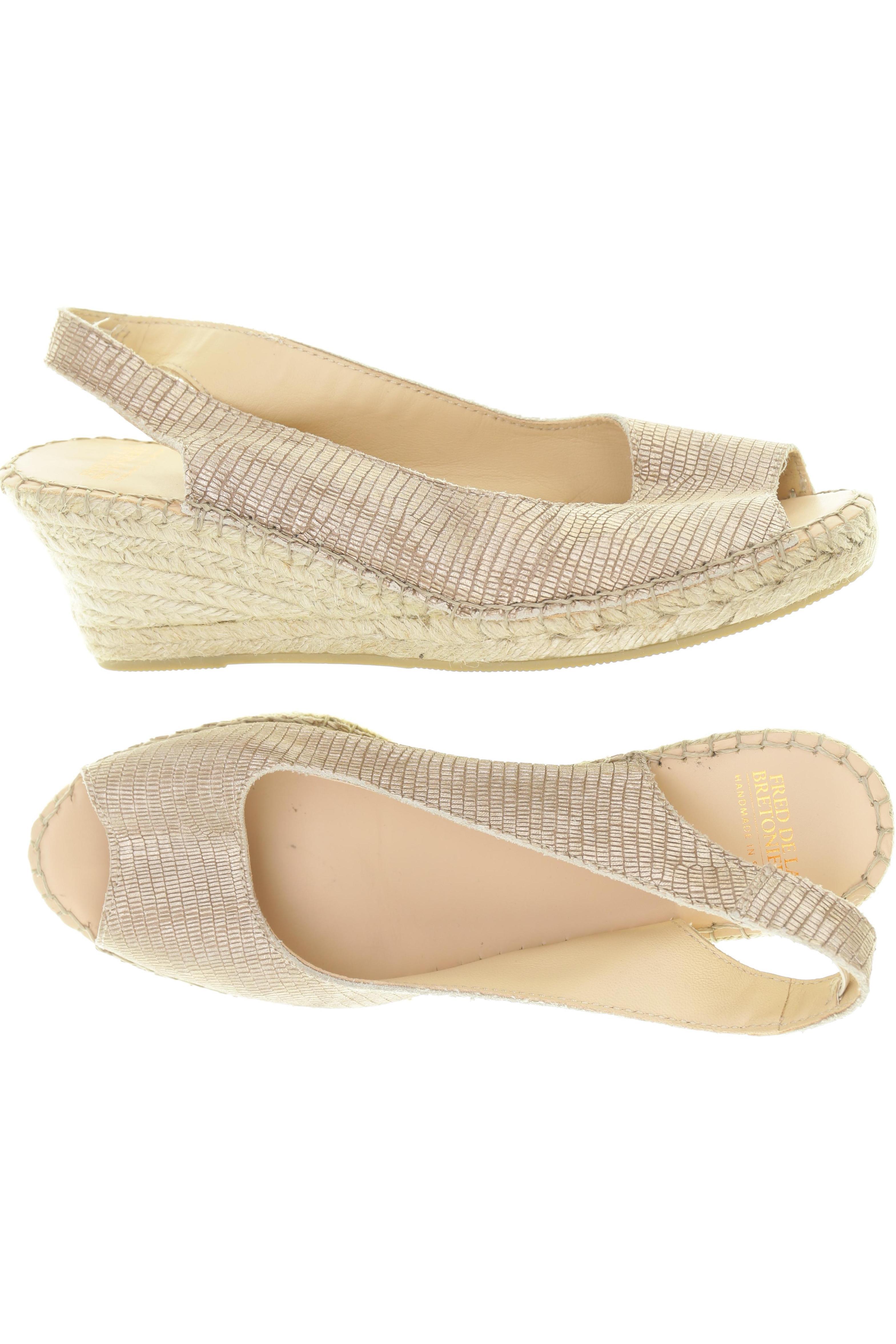 

Fred DE LA Bretoniere Damen Sandale, beige, Gr. 41