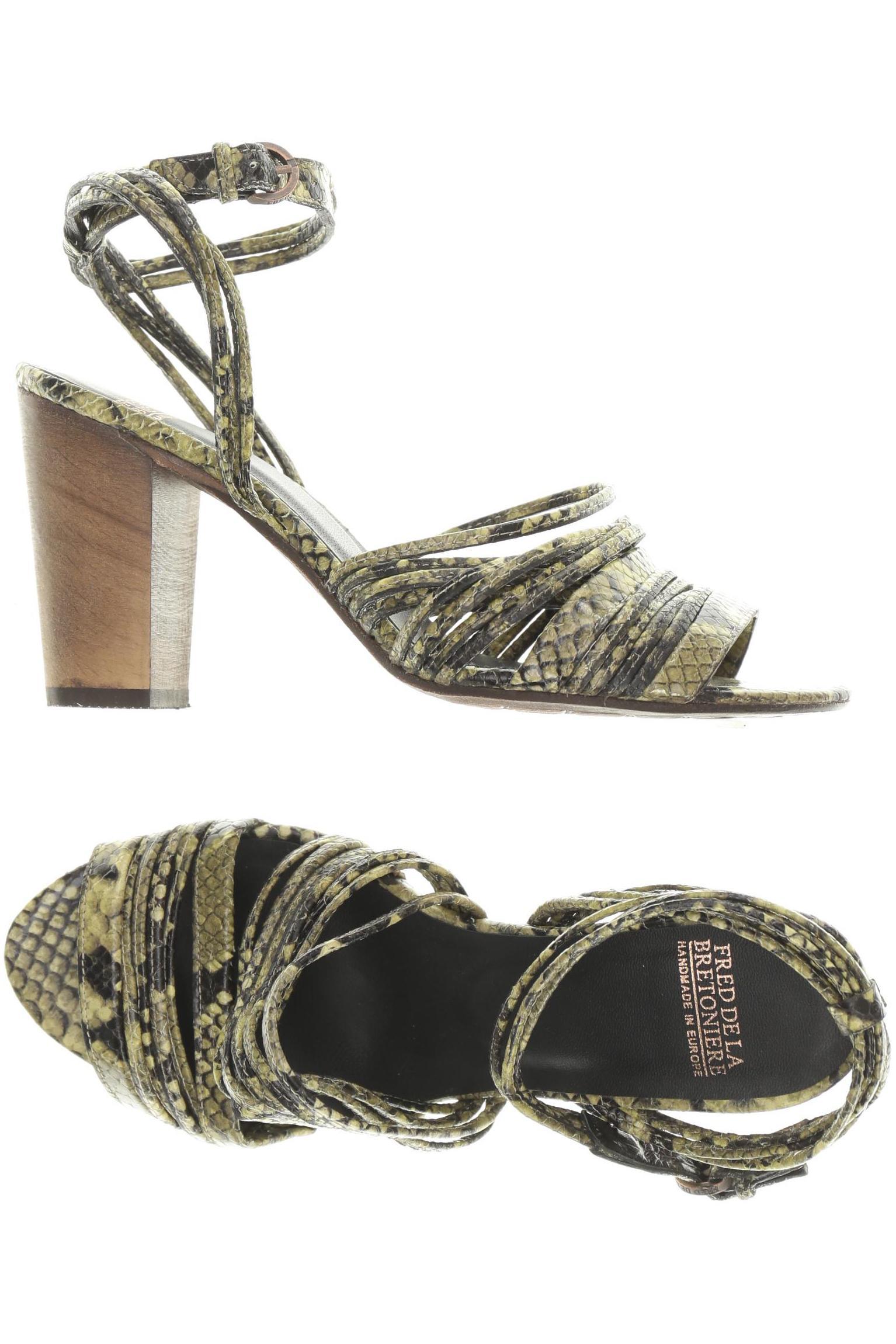 

Fred DE LA Bretoniere Damen Sandale, grün, Gr. 39