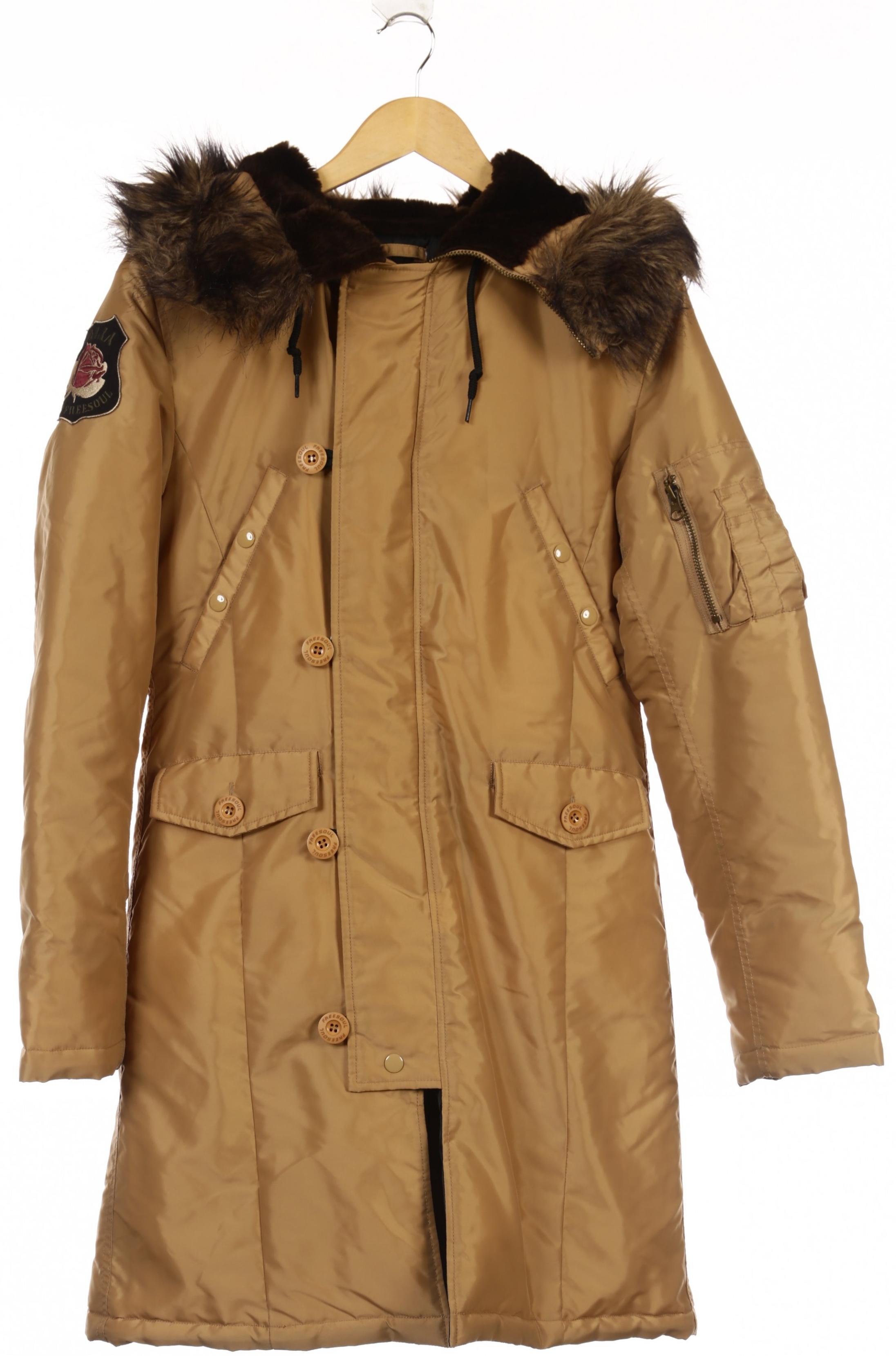 

Freesoul Damen Mantel, braun, Gr.