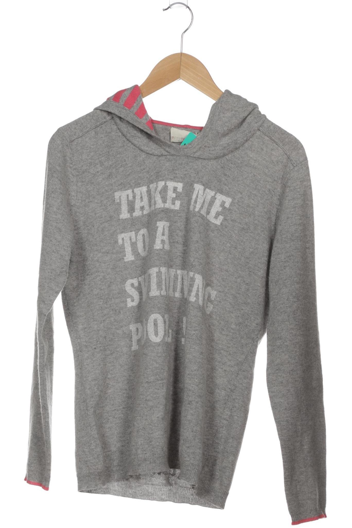 

FTC Cashmere Damen Kapuzenpullover, grau, Gr.