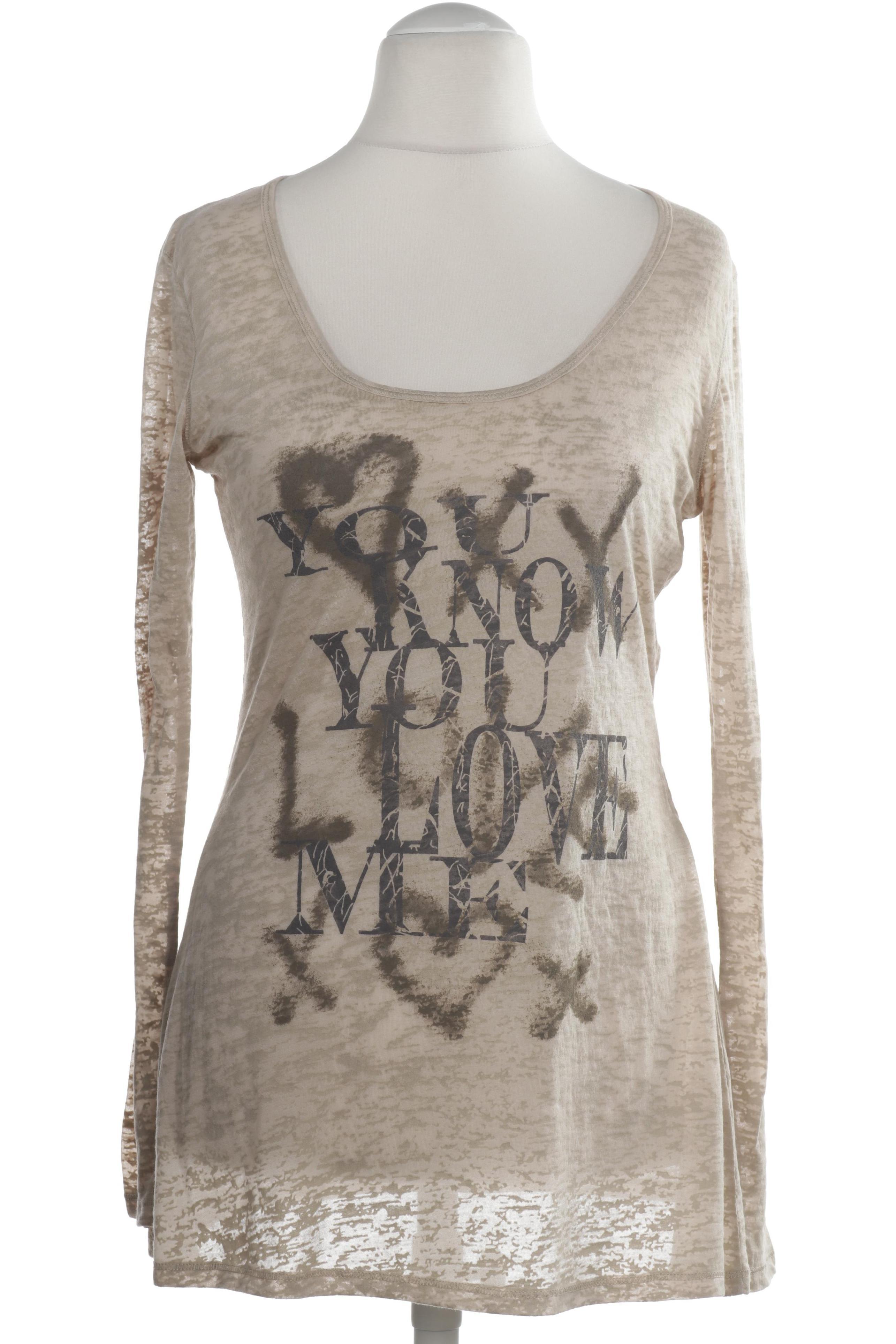 

FTC Cashmere Damen Langarmshirt, beige, Gr.