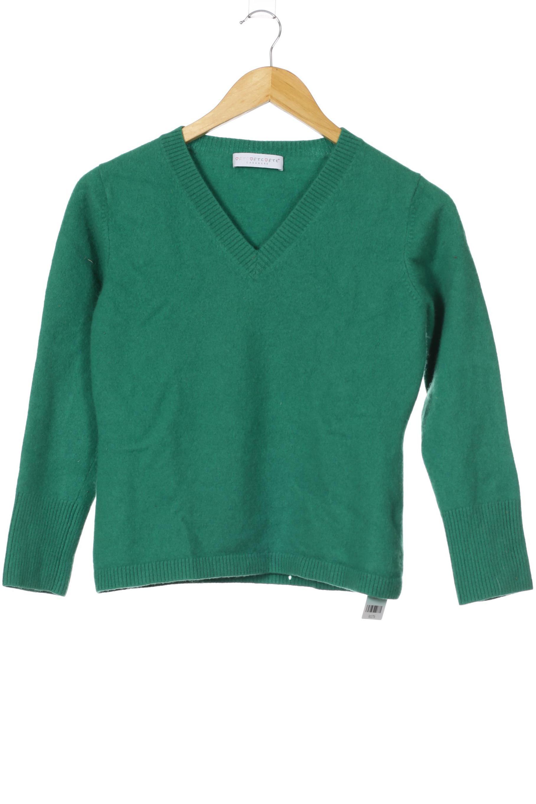 

FTC Cashmere Damen Pullover, grün, Gr.