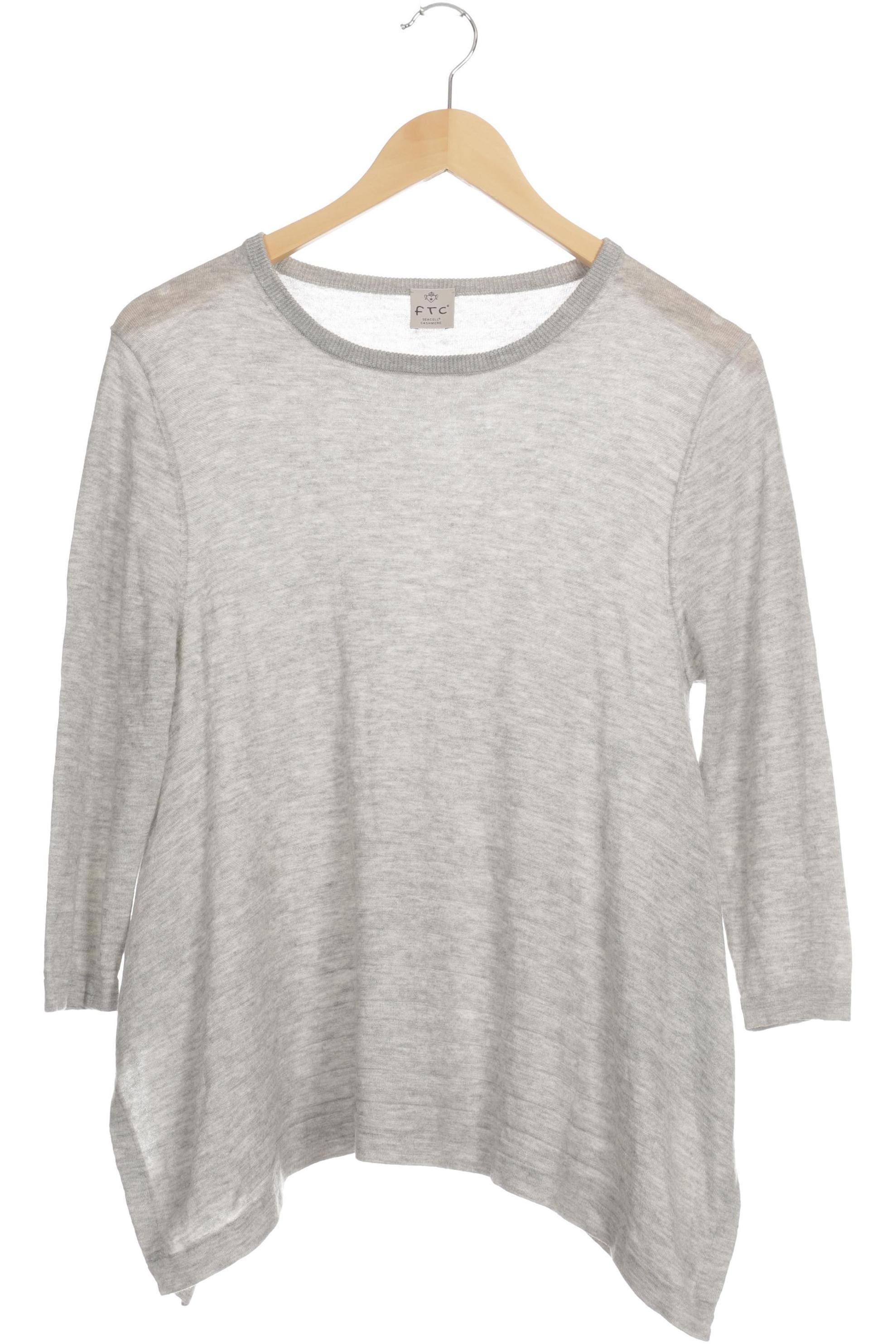 

FTC Cashmere Damen Pullover, grau, Gr.