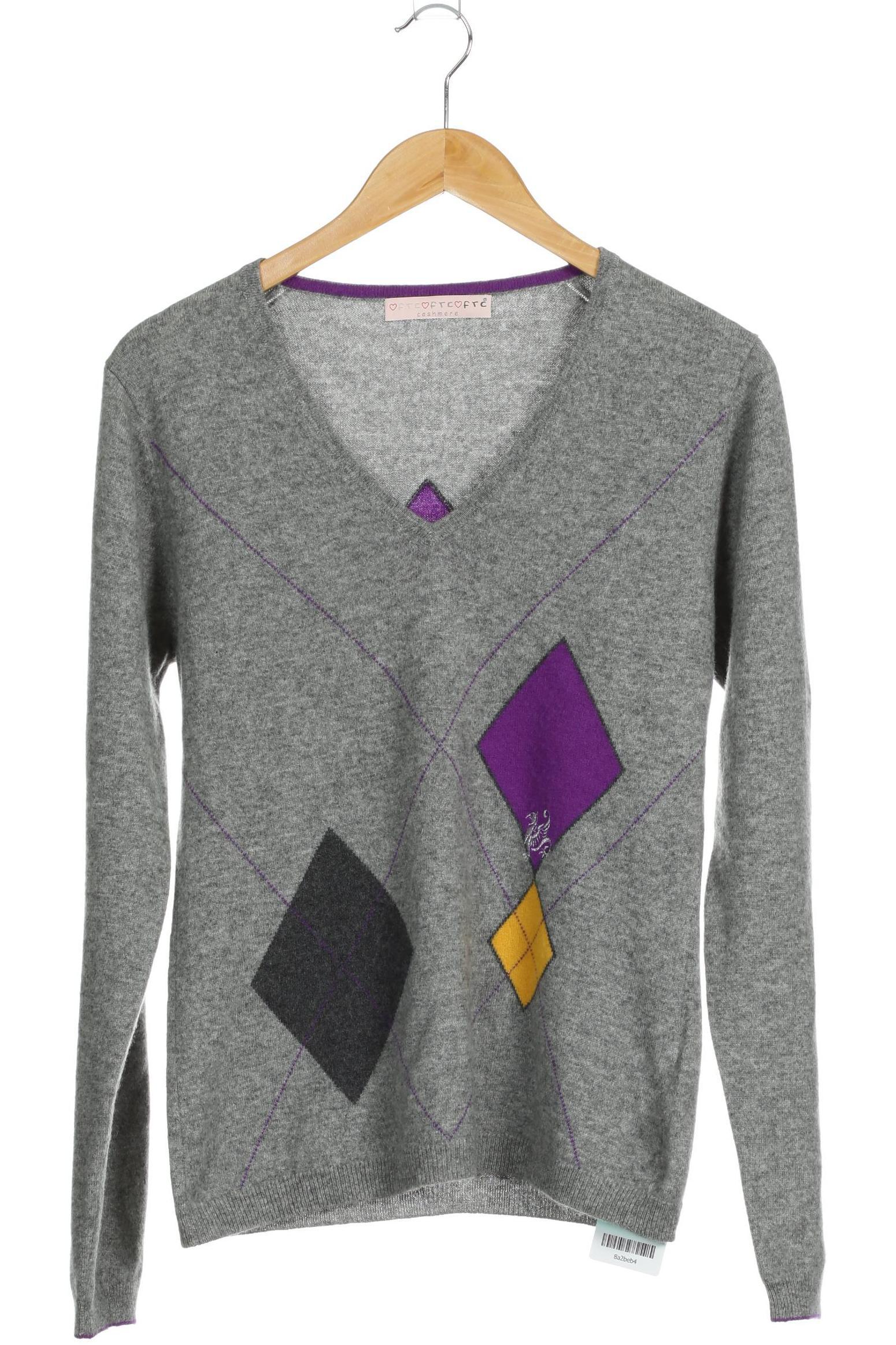 

FTC Cashmere Damen Pullover, grau, Gr.