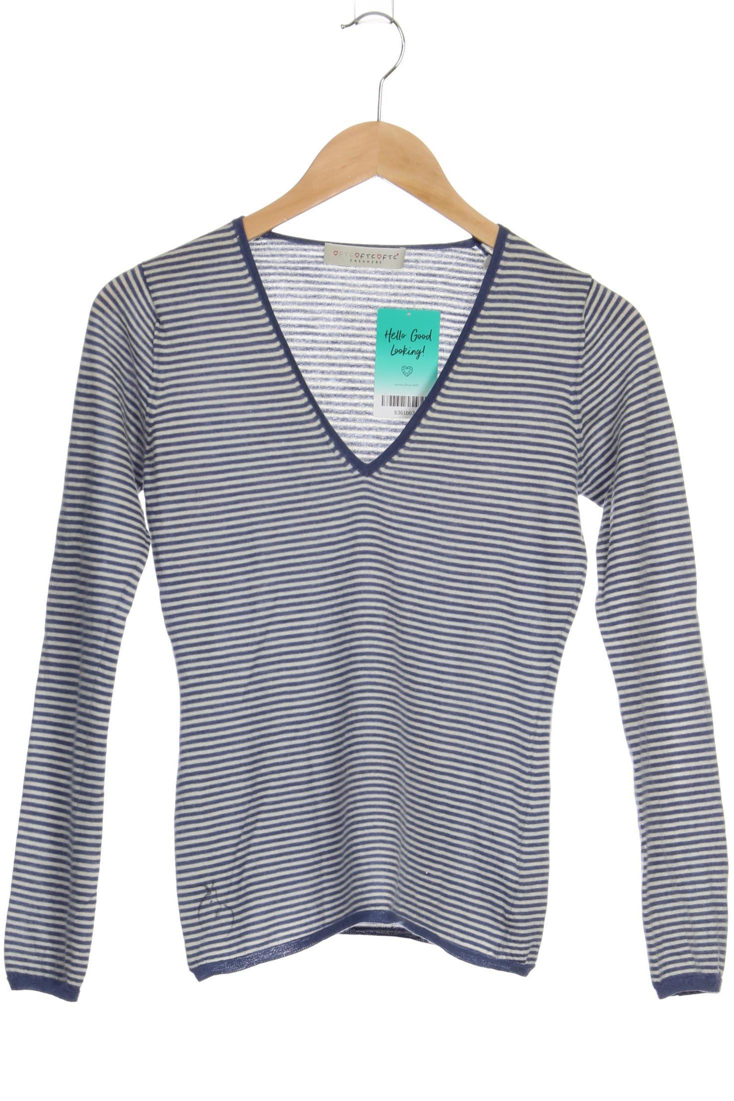 

FTC Cashmere Damen Pullover, blau, Gr.