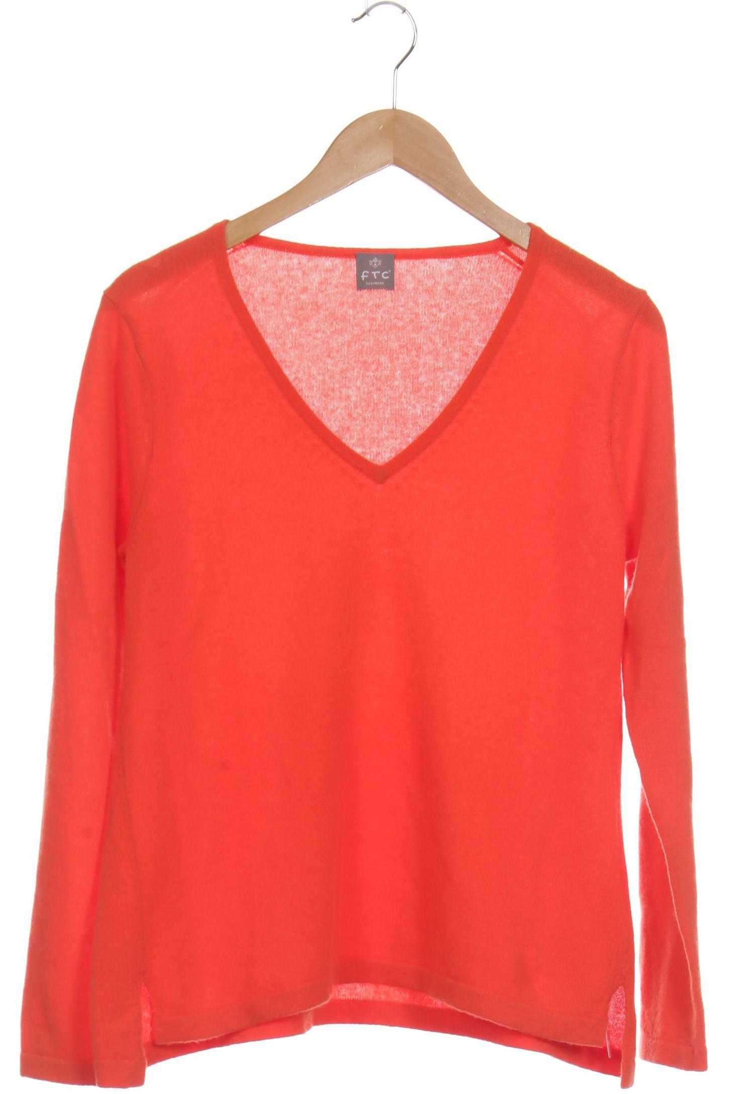 

FTC Cashmere Damen Pullover, orange, Gr.
