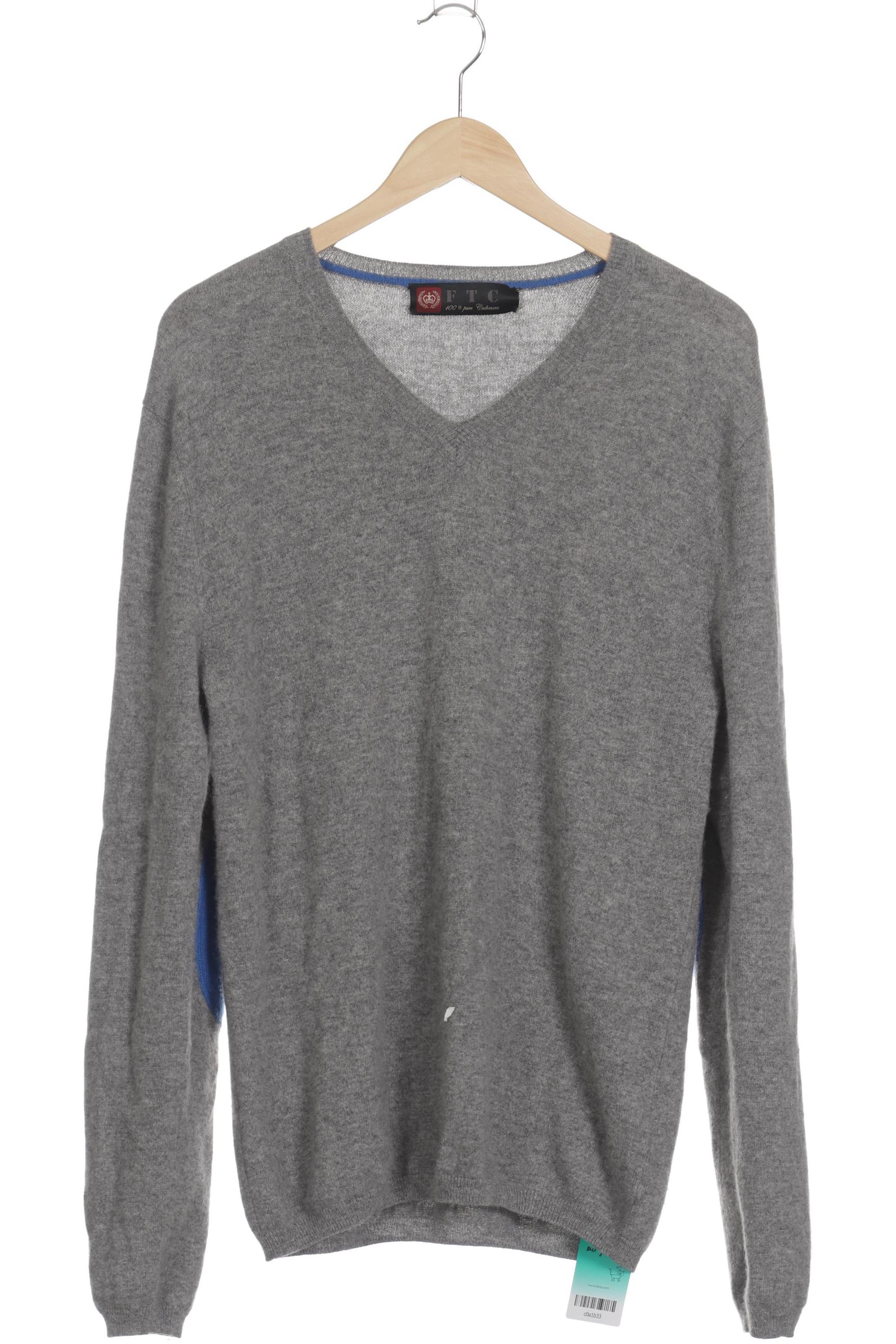 

FTC Cashmere Damen Pullover, grau, Gr. 52