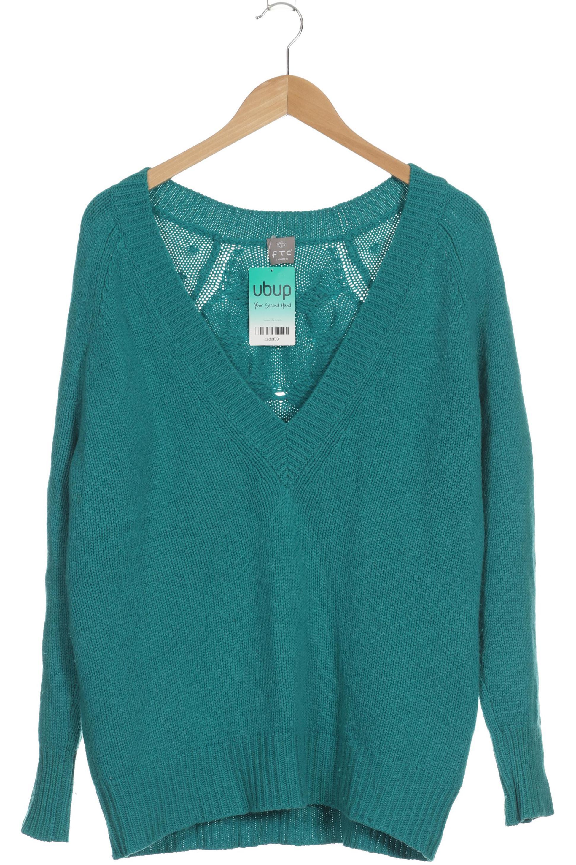 

FTC Cashmere Damen Pullover, türkis, Gr.