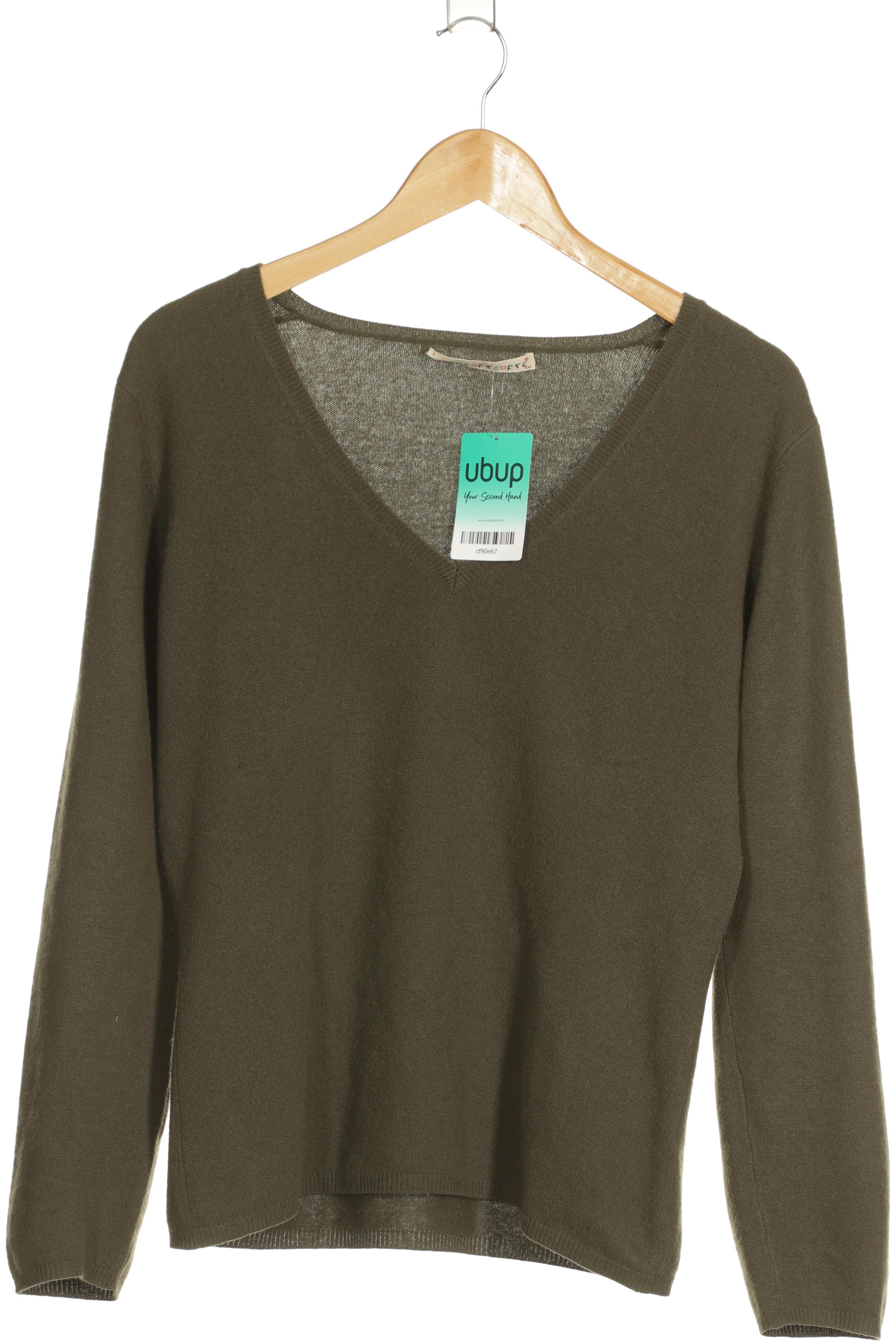 

FTC Cashmere Damen Pullover, grün, Gr.