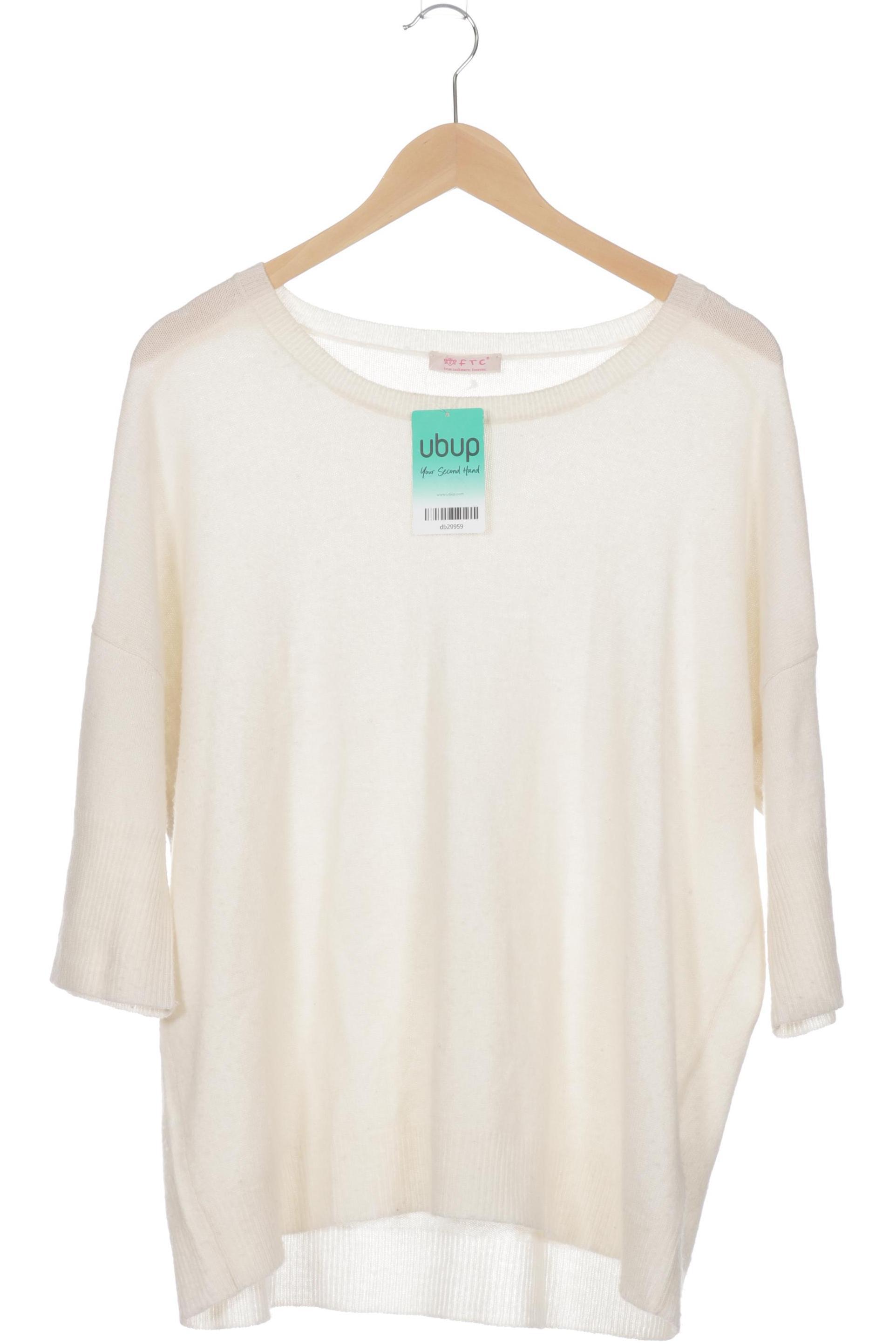 

FTC Cashmere Damen Pullover, weiß, Gr.