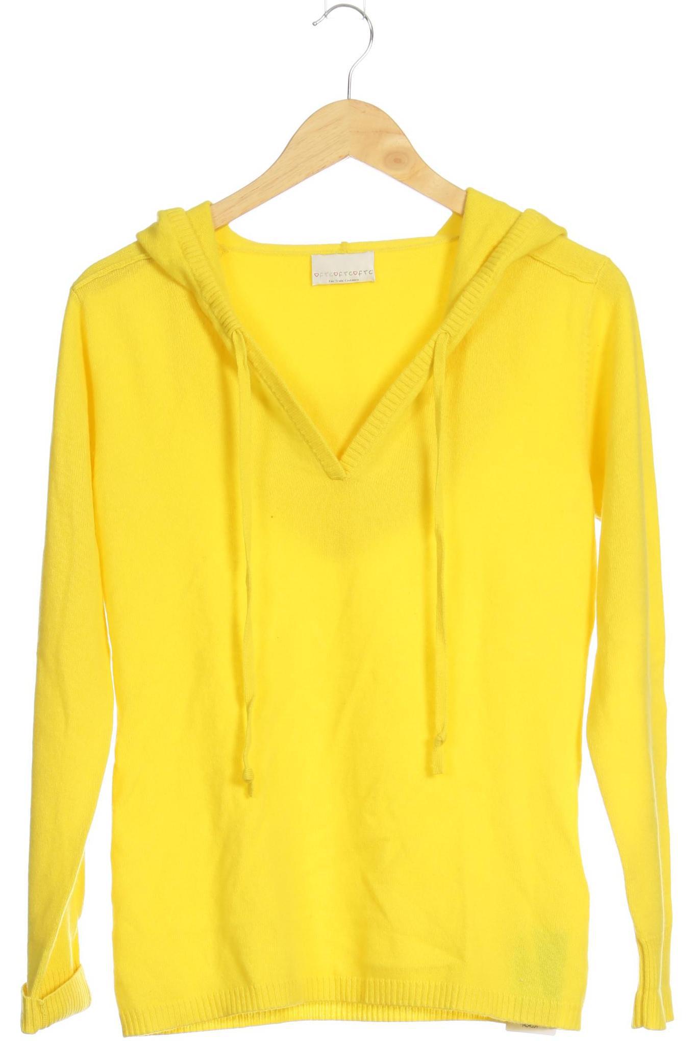 

FTC Cashmere Damen Pullover, gelb, Gr.