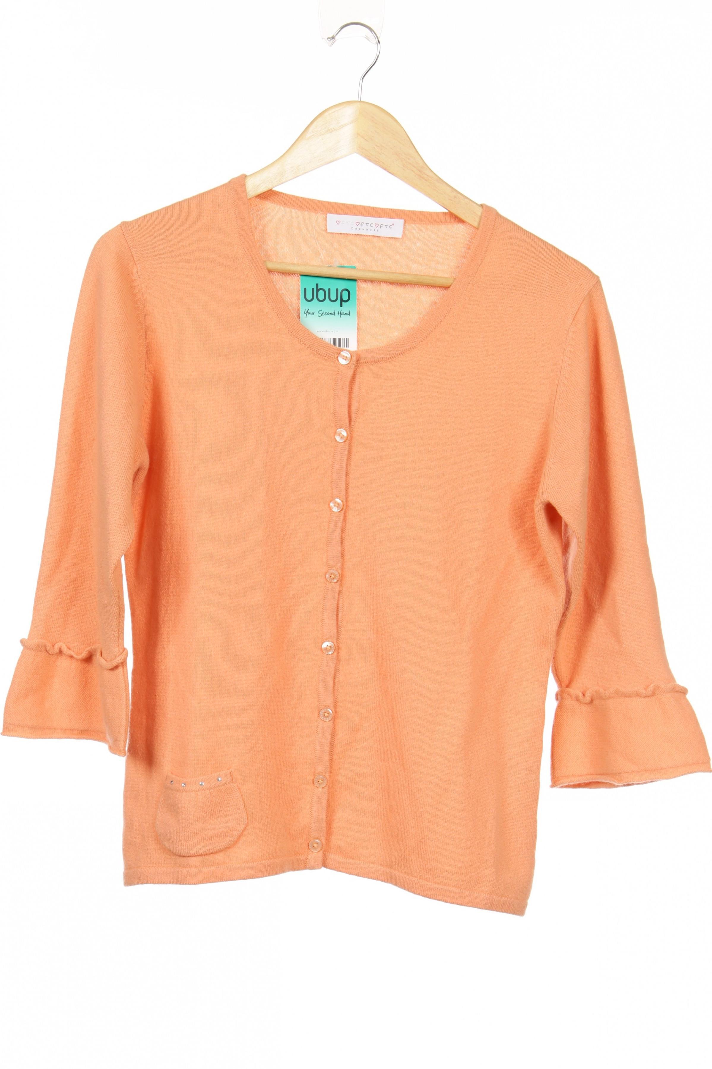 

FTC Cashmere Damen Strickjacke, orange, Gr.