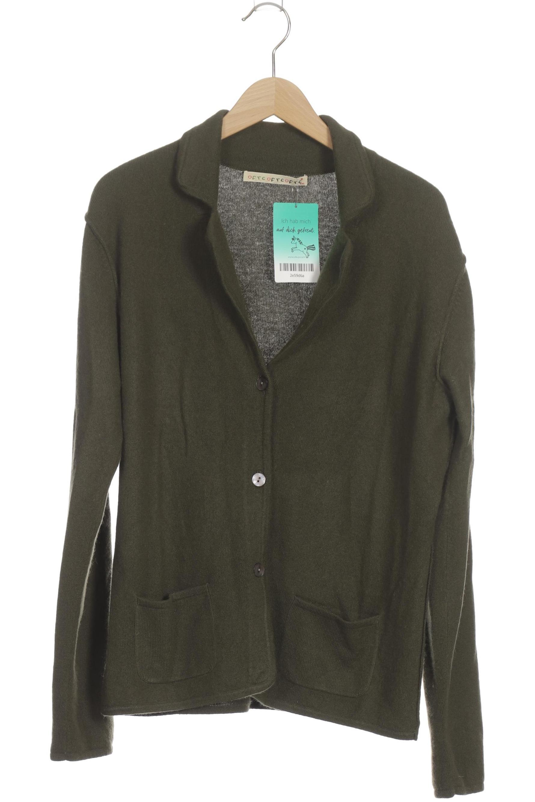 

FTC Cashmere Damen Strickjacke, grün, Gr.