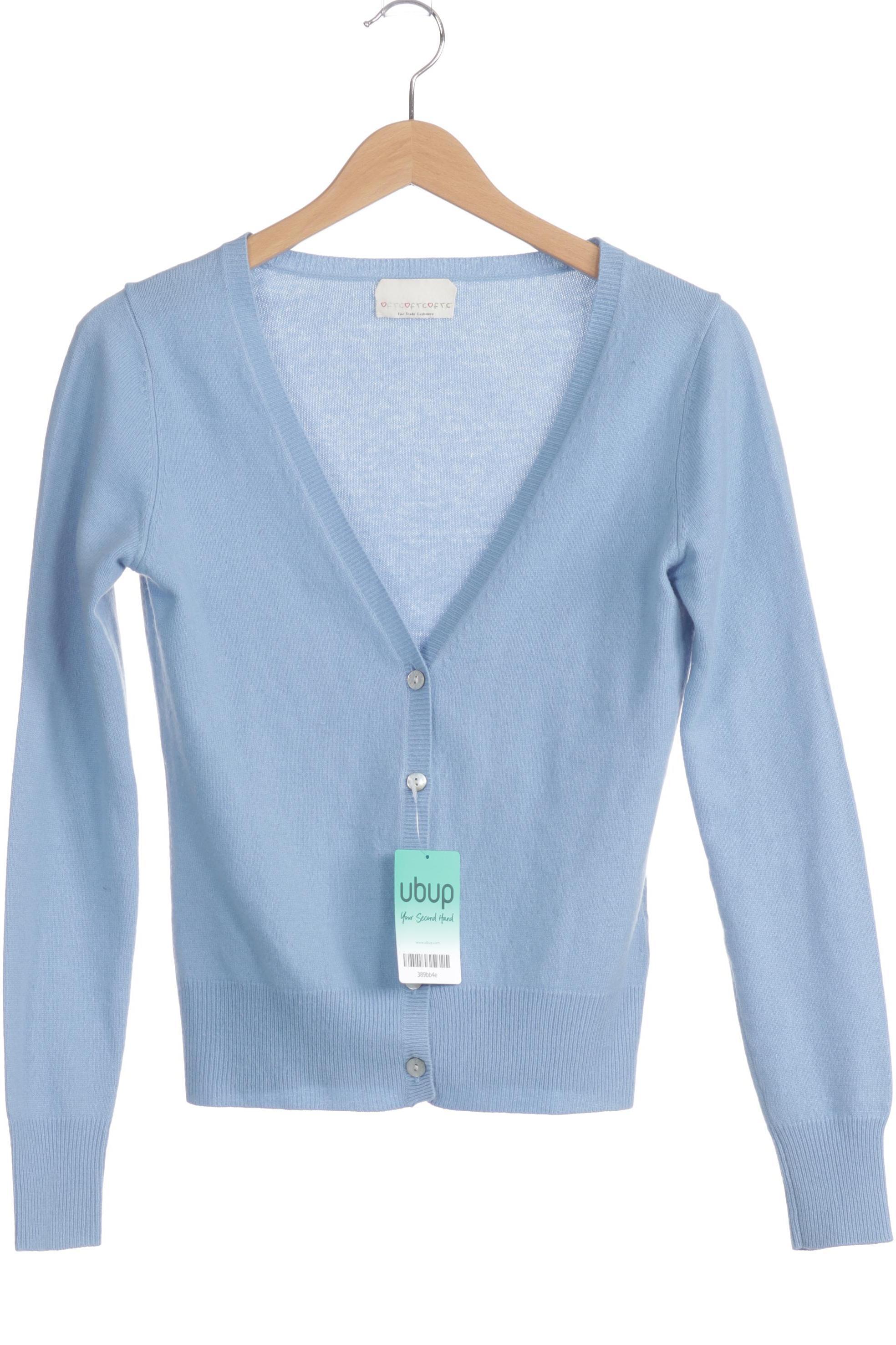 

FTC Cashmere Damen Strickjacke, blau, Gr.