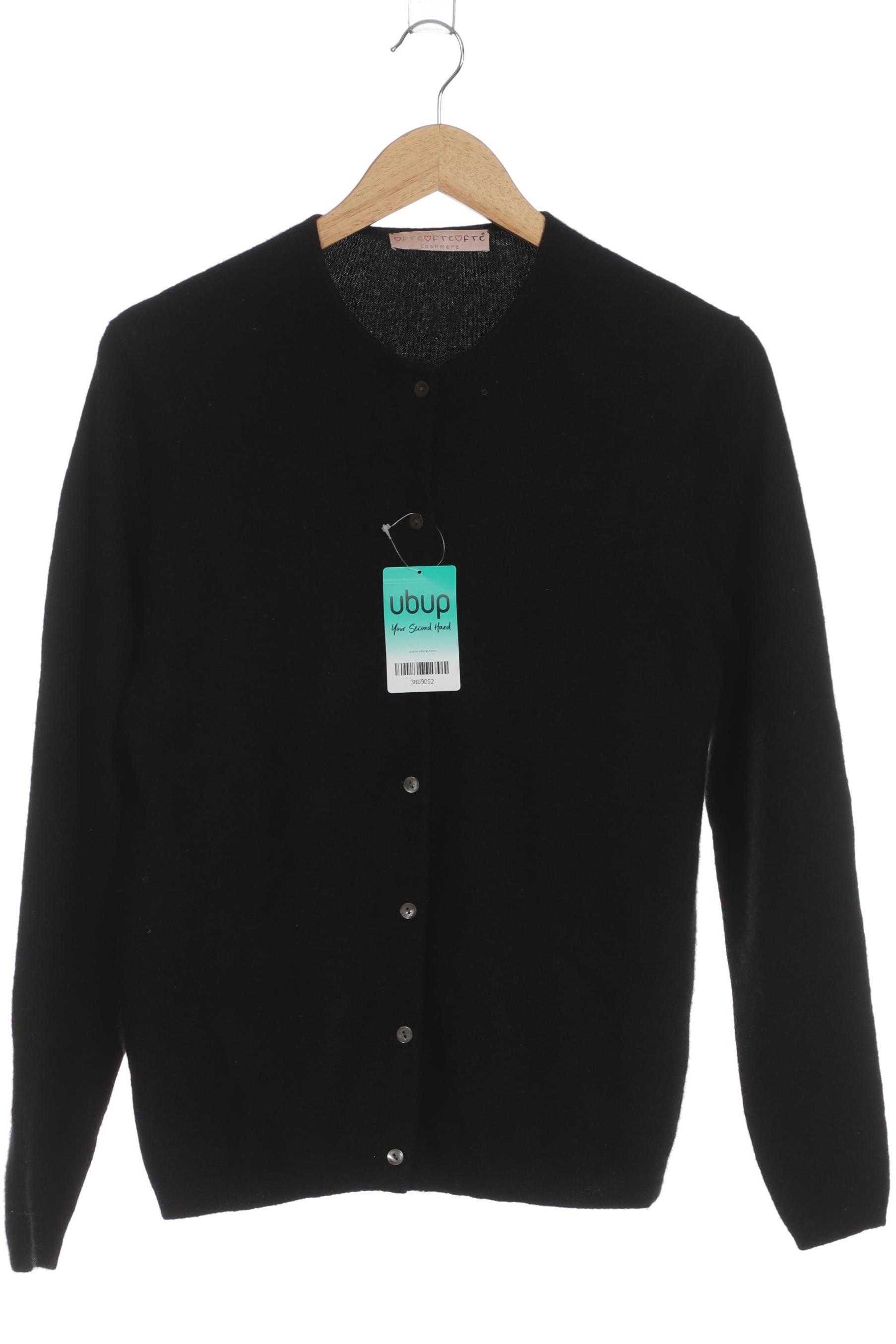 

FTC Cashmere Damen Strickjacke, schwarz, Gr.