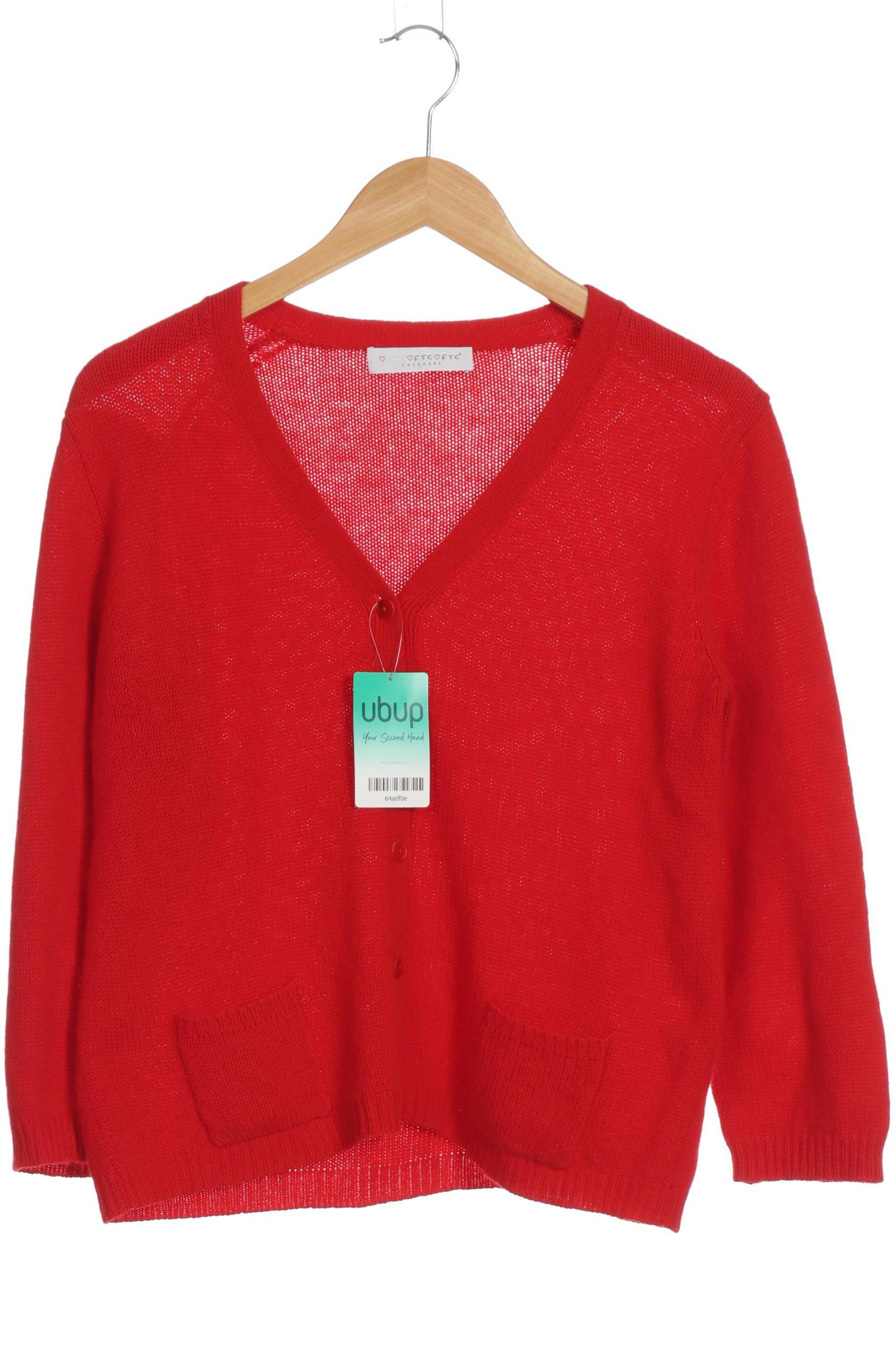 

FTC Cashmere Damen Strickjacke, rot, Gr.