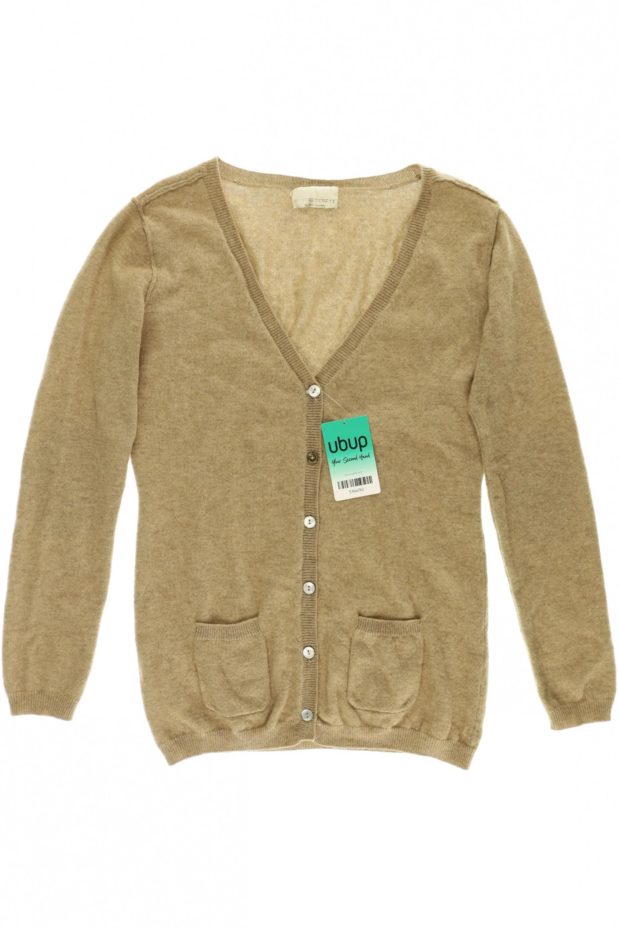 

FTC Cashmere Damen Strickjacke, beige, Gr.