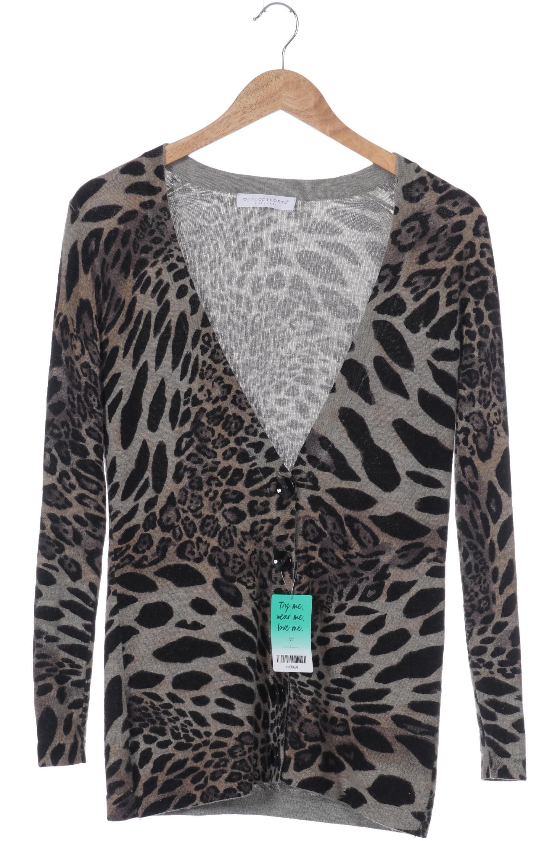 

FTC Cashmere Damen Strickjacke, grau, Gr.