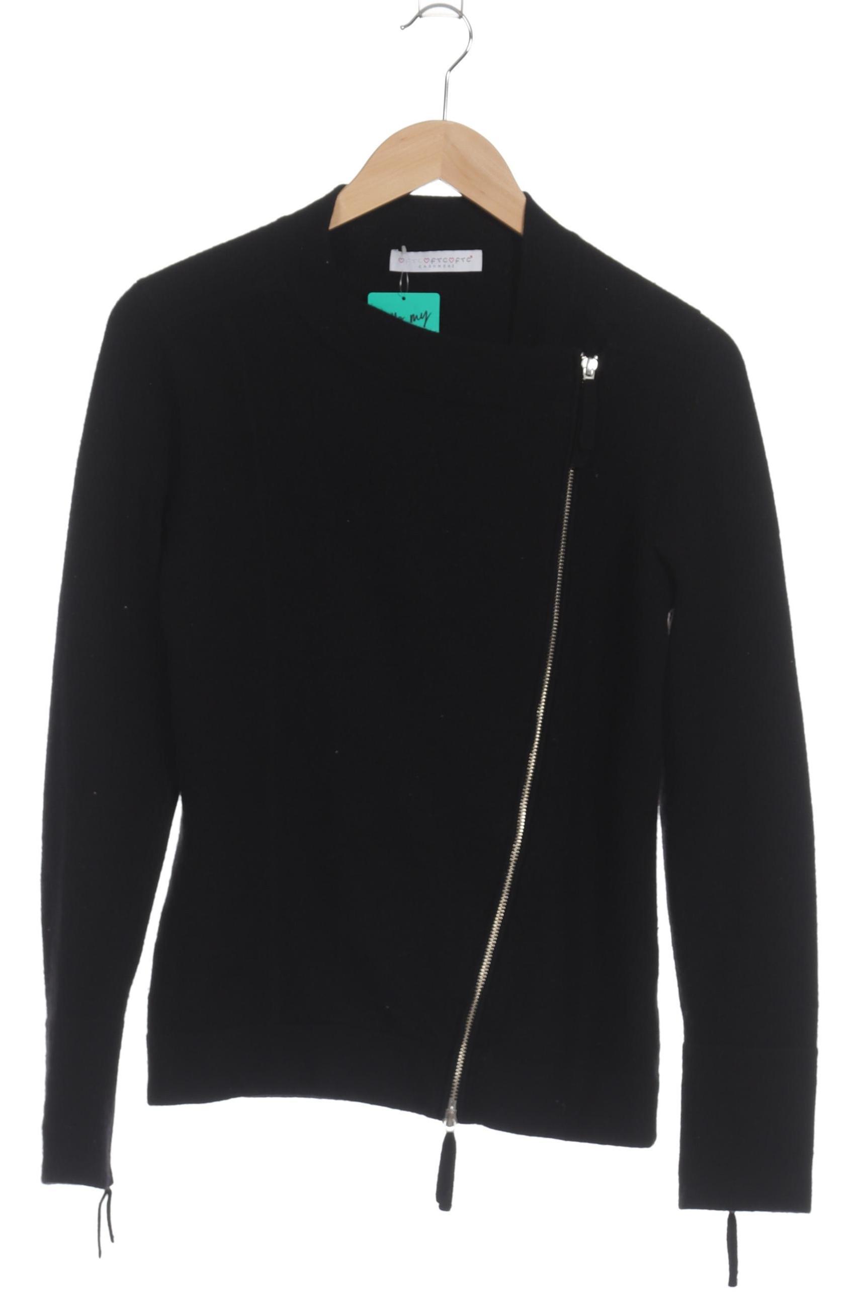 

FTC Cashmere Damen Strickjacke, schwarz, Gr.