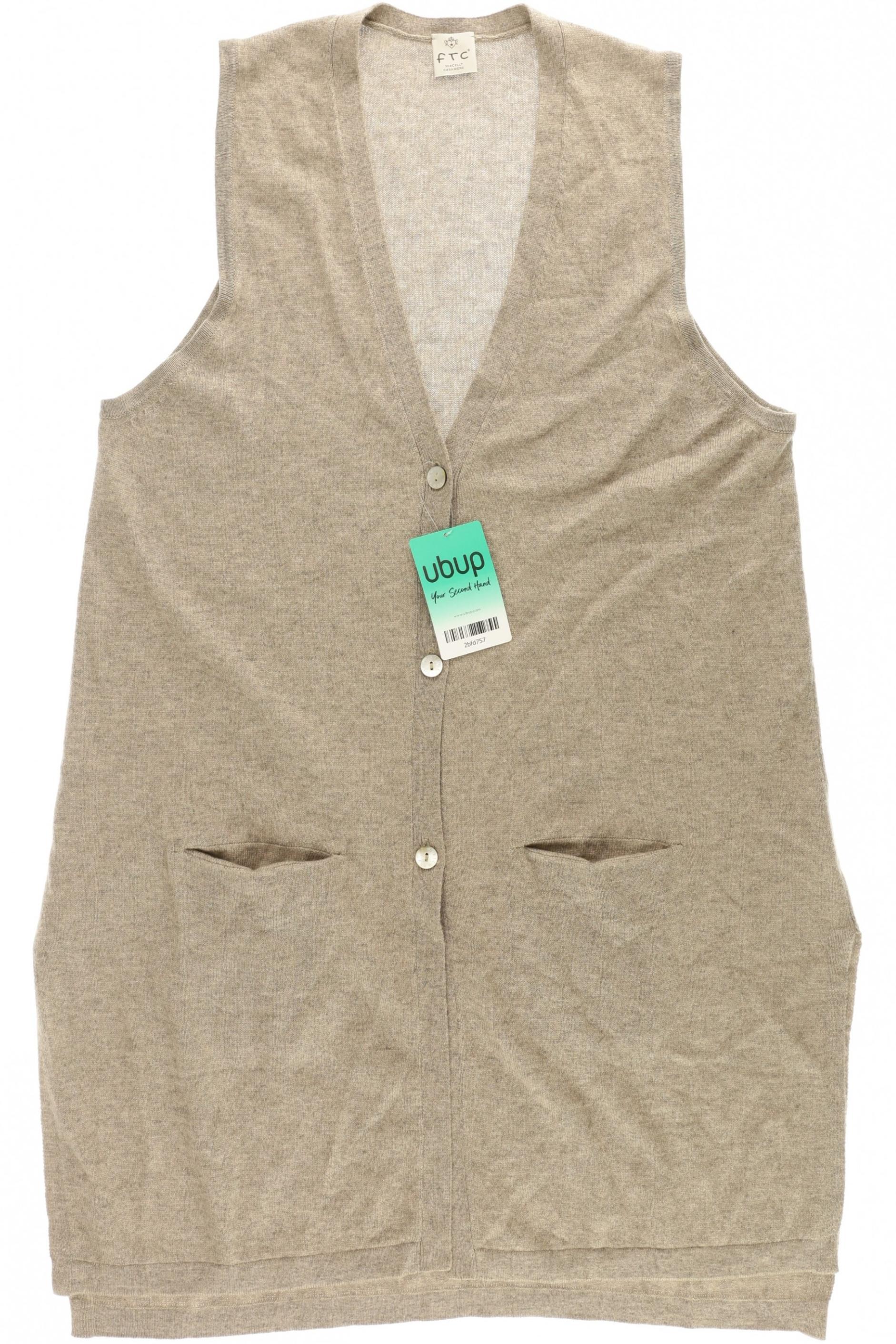 

FTC Cashmere Damen Weste, beige, Gr.