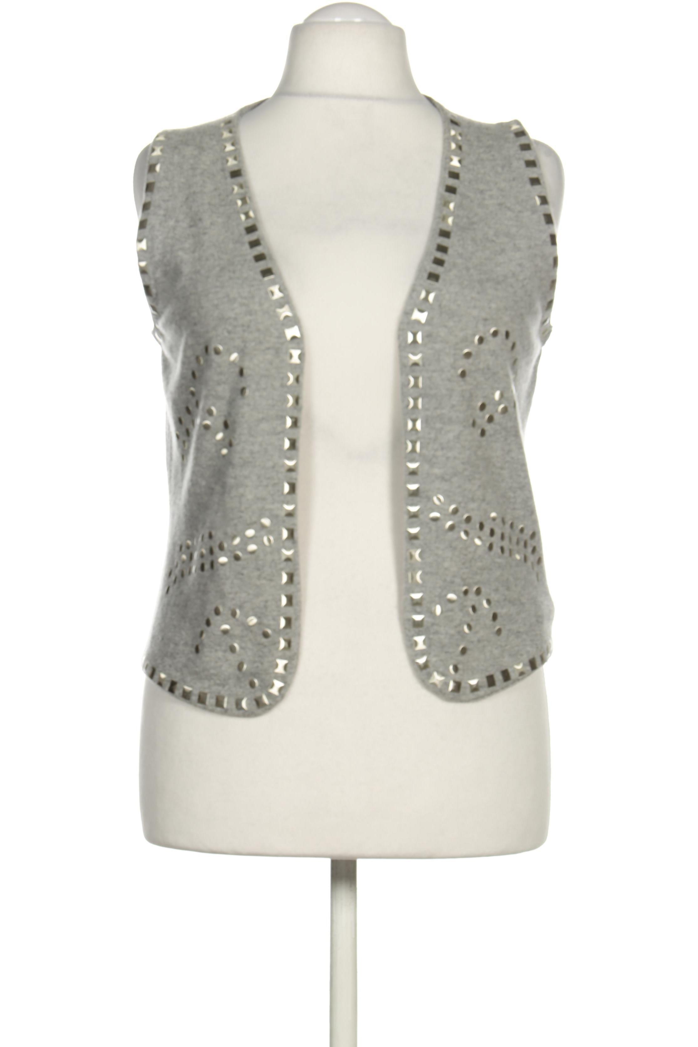 

FTC Cashmere Damen Strickjacke, grau, Gr.