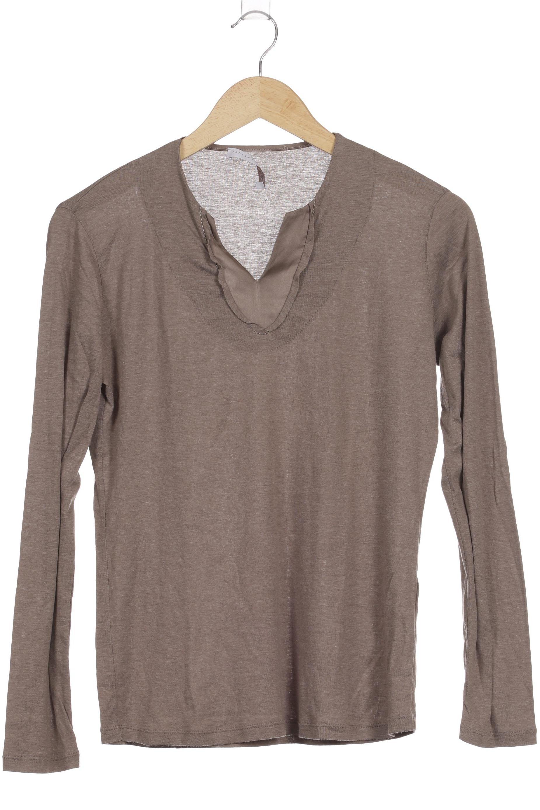 

Fabiana Filippi Damen Langarmshirt, braun, Gr.