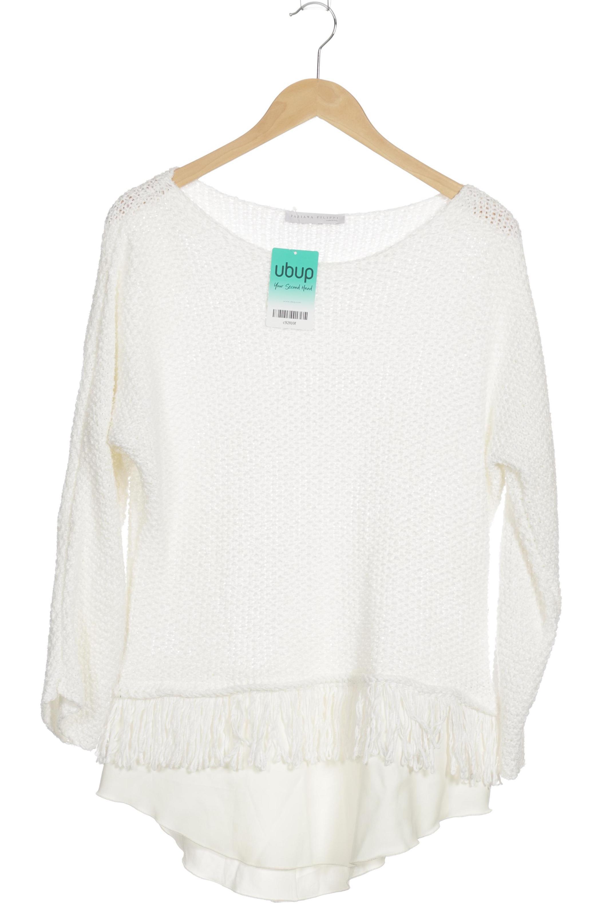 

Fabiana Filippi Damen Pullover, weiß, Gr. 42