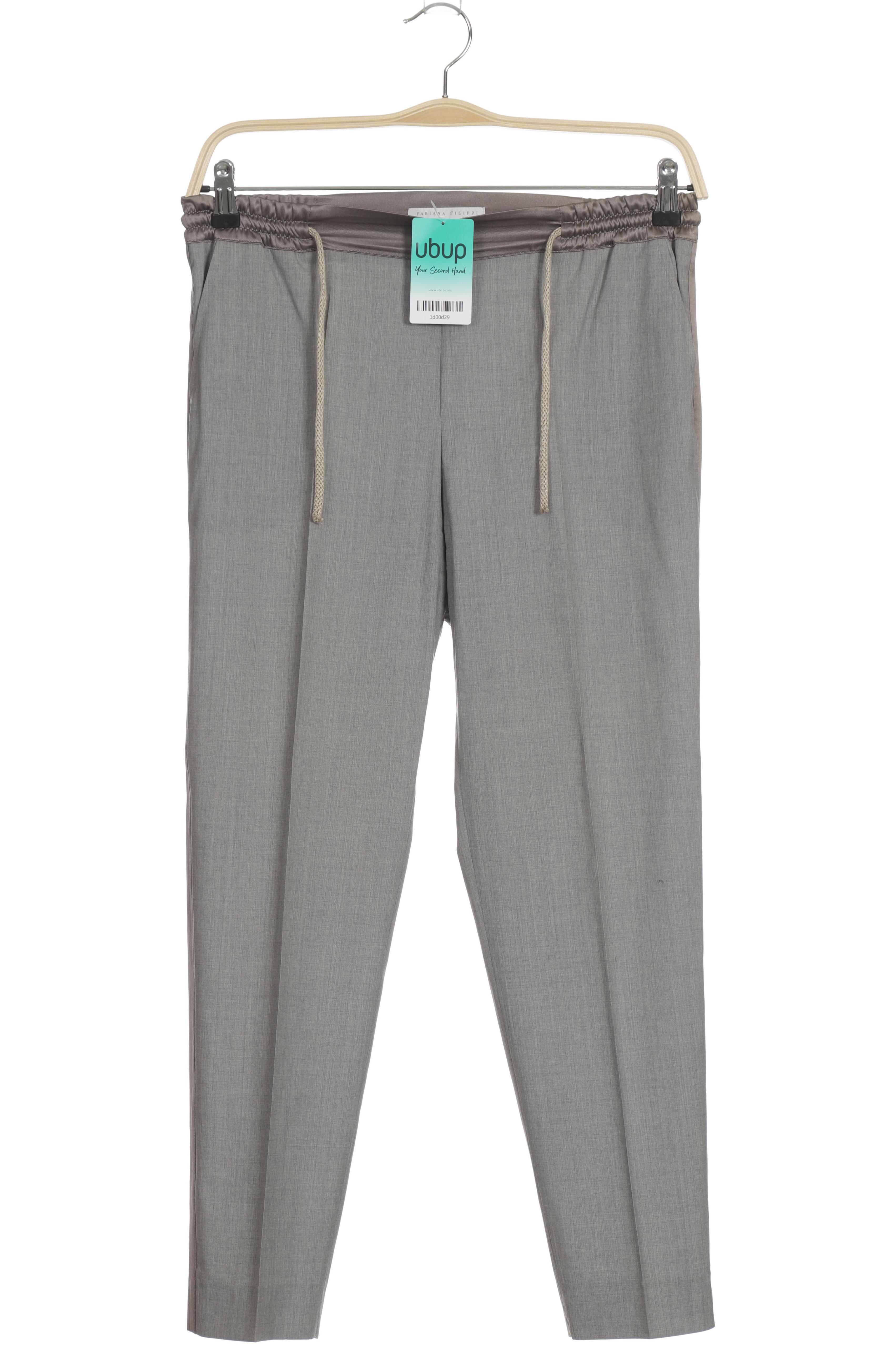 

Fabiana Filippi Damen Stoffhose, grau, Gr.