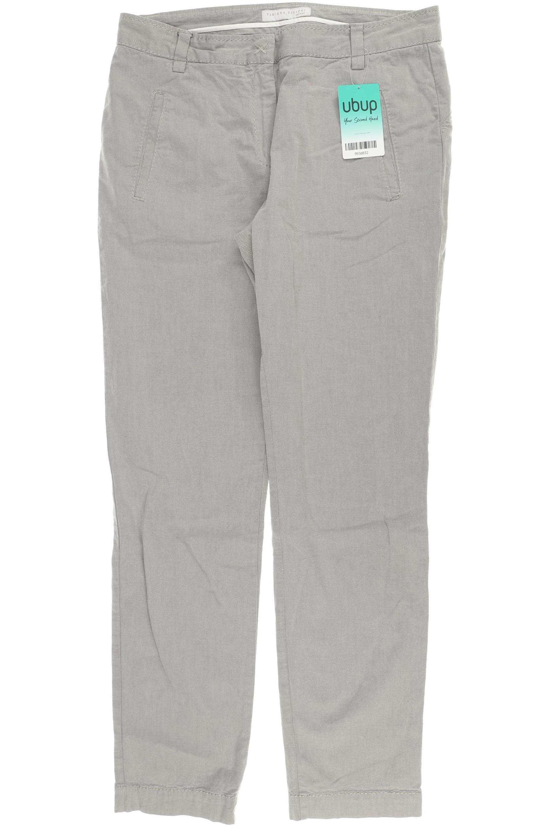 

Fabiana Filippi Damen Stoffhose, grau, Gr.