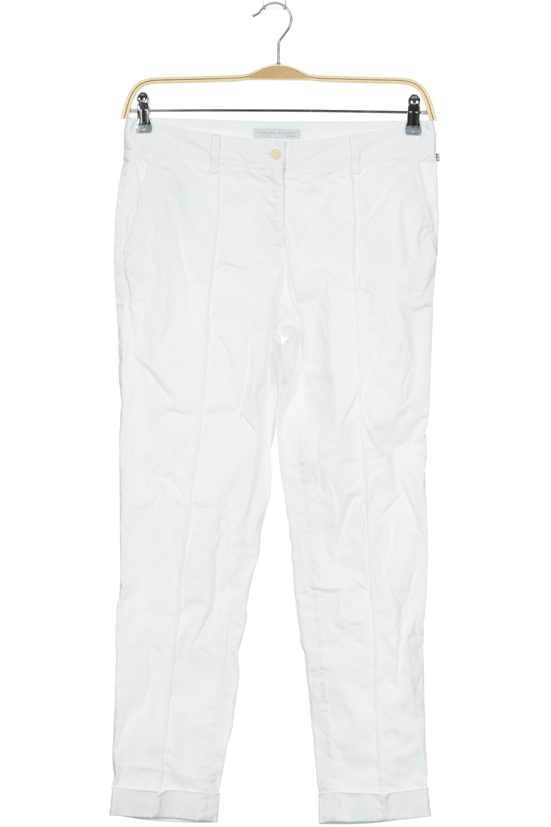 

Fabiana Filippi Damen Stoffhose, weiß, Gr. 44