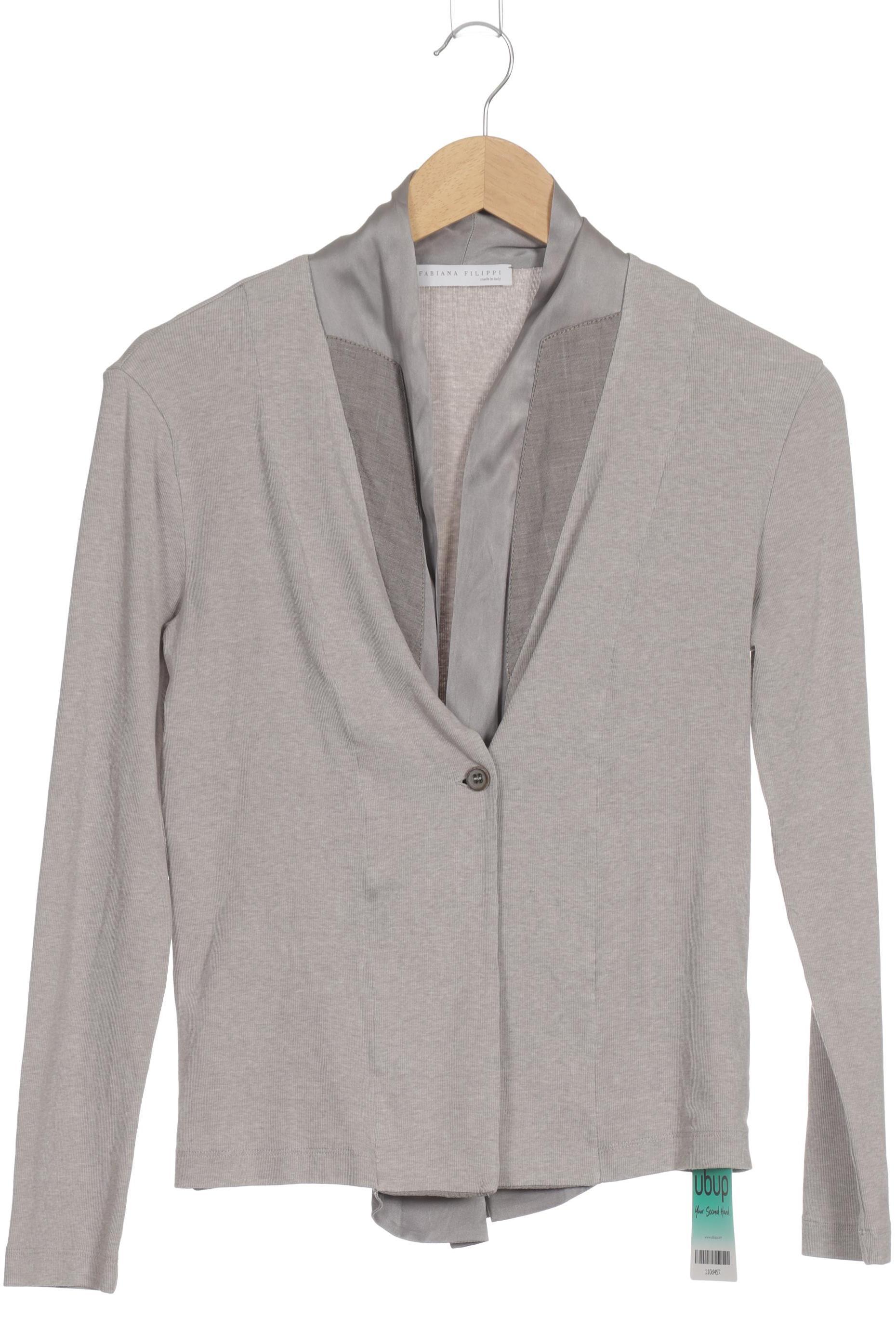 

Fabiana Filippi Damen Strickjacke, grau, Gr.