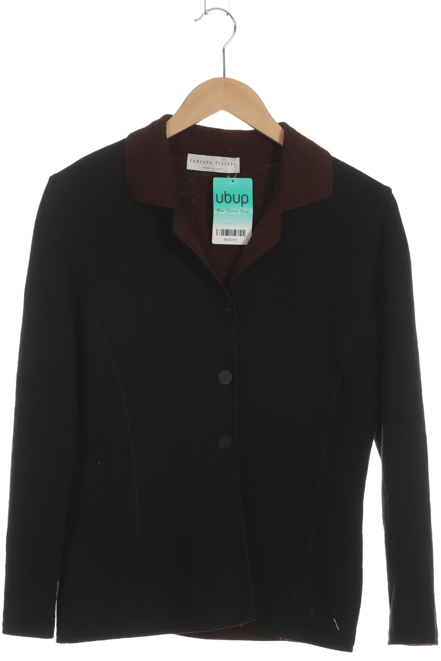 

Fabiana Filippi Damen Strickjacke, schwarz, Gr.