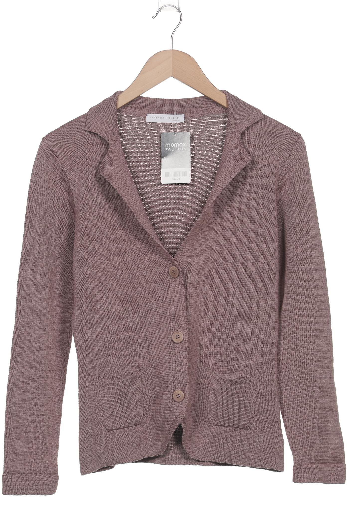 

Fabiana Filippi Damen Strickjacke, flieder, Gr. 40