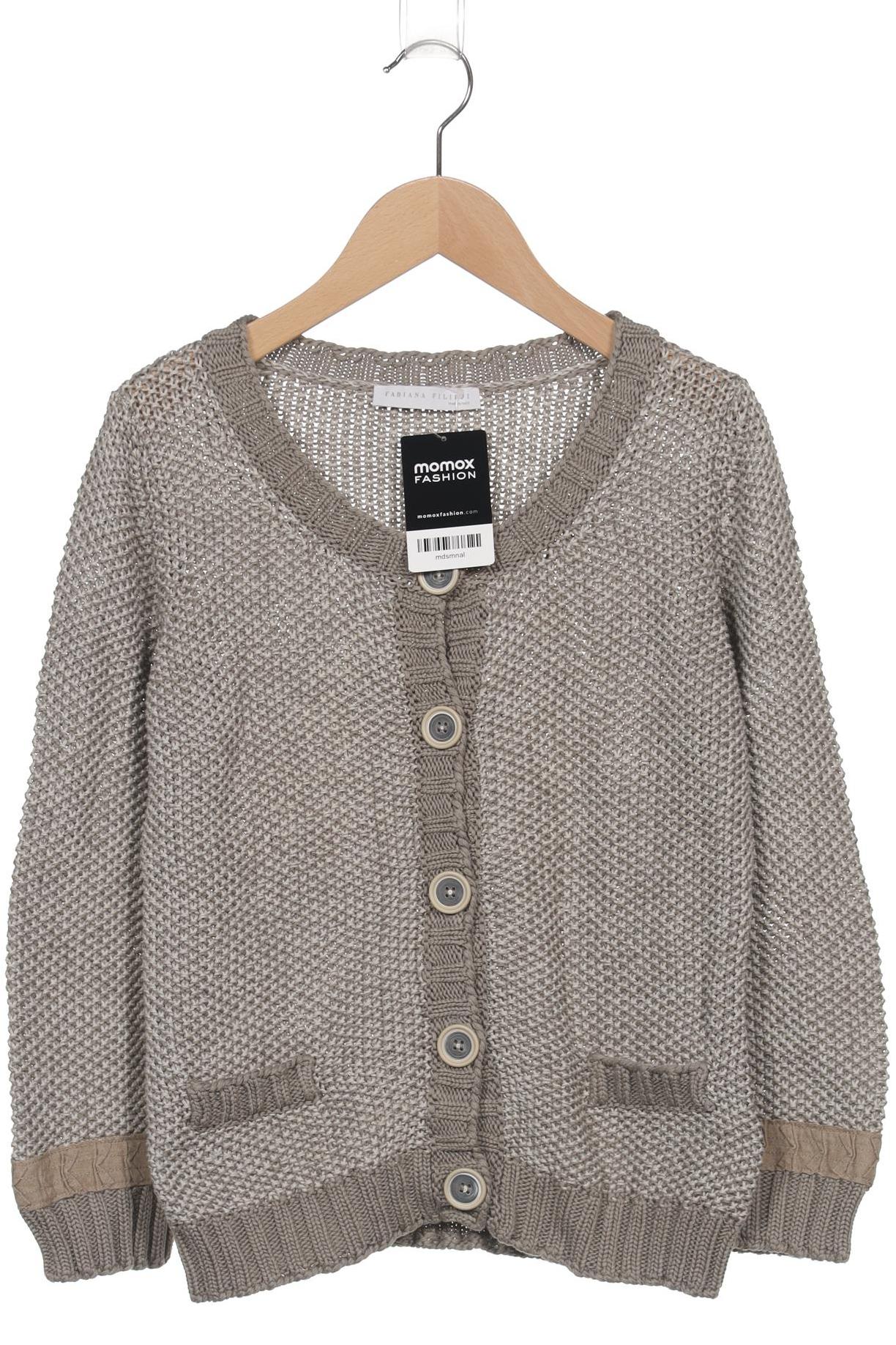 

Fabiana Filippi Damen Strickjacke, grau, Gr. 36