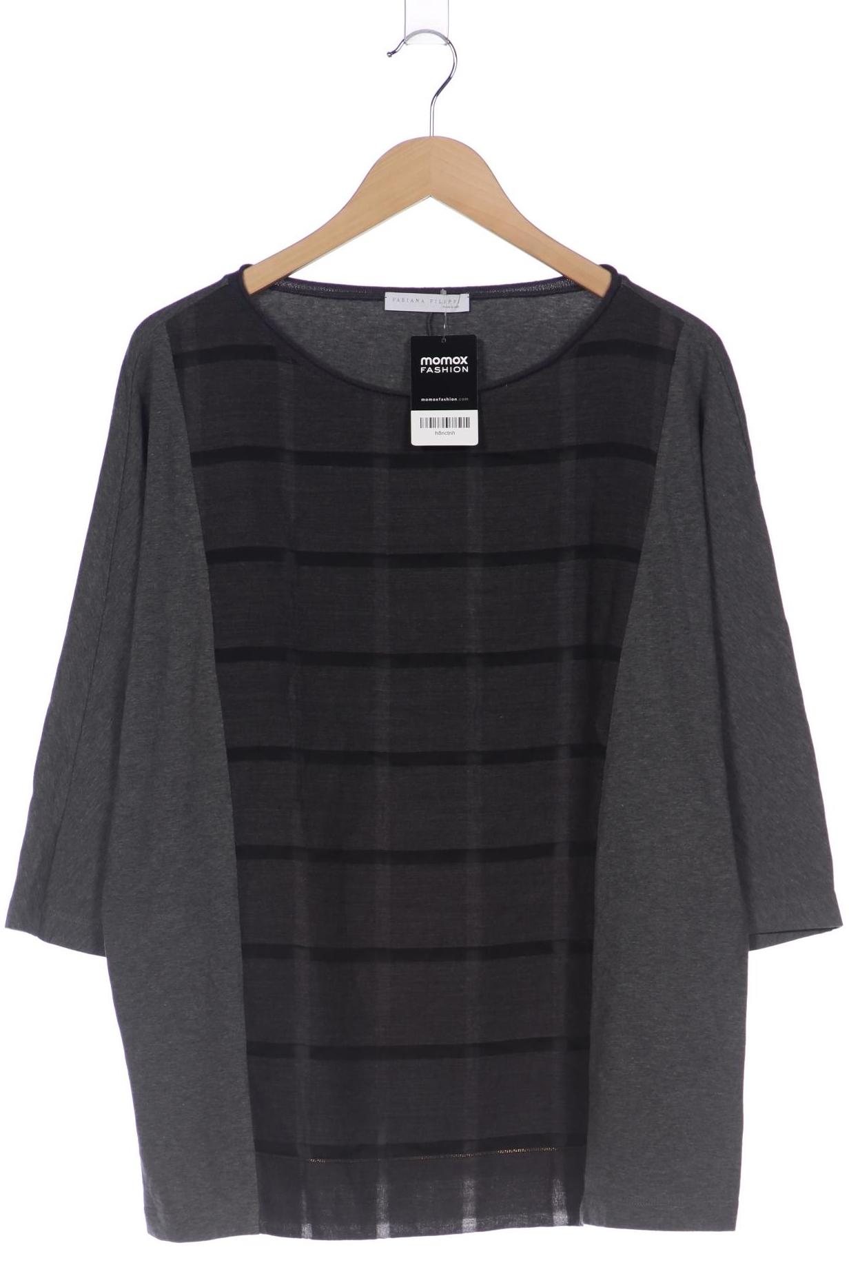 

Fabiana Filippi Damen Langarmshirt, grau, Gr. 46