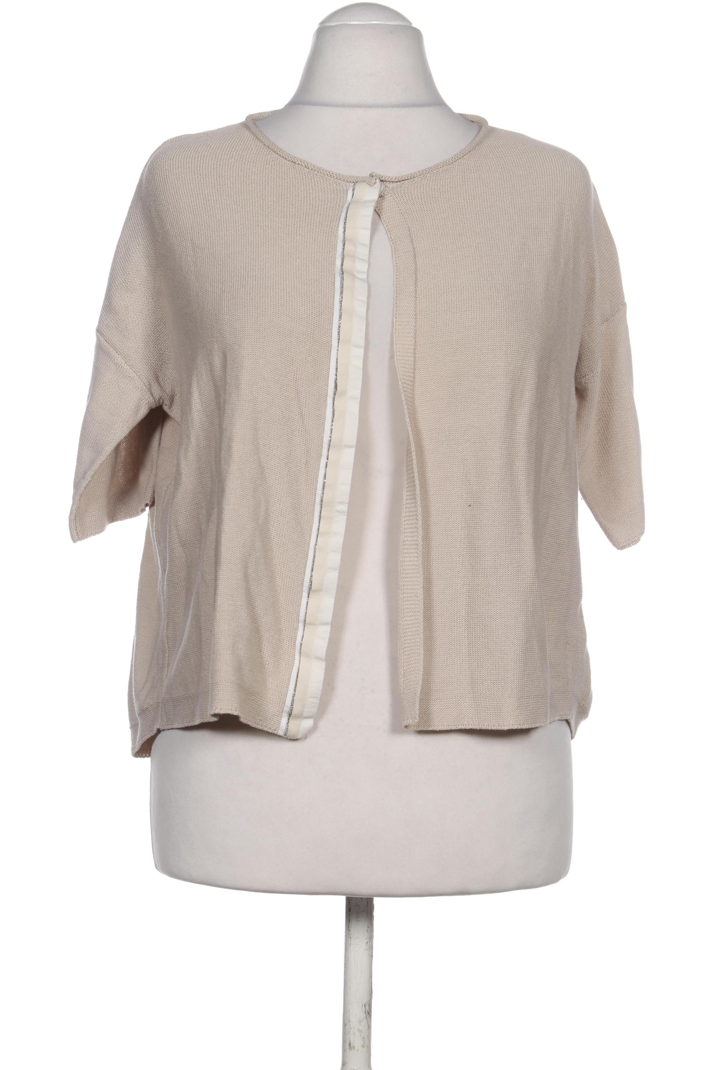 

Fabiana Filippi Damen Strickjacke, beige, Gr. 44
