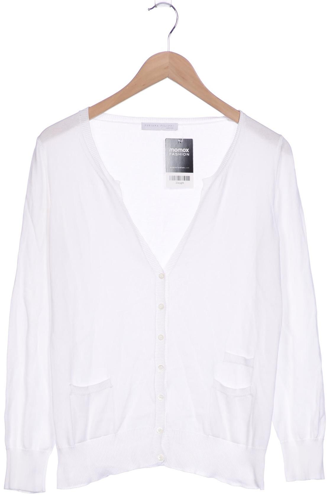 

Fabiana Filippi Damen Strickjacke, weiß, Gr. 40