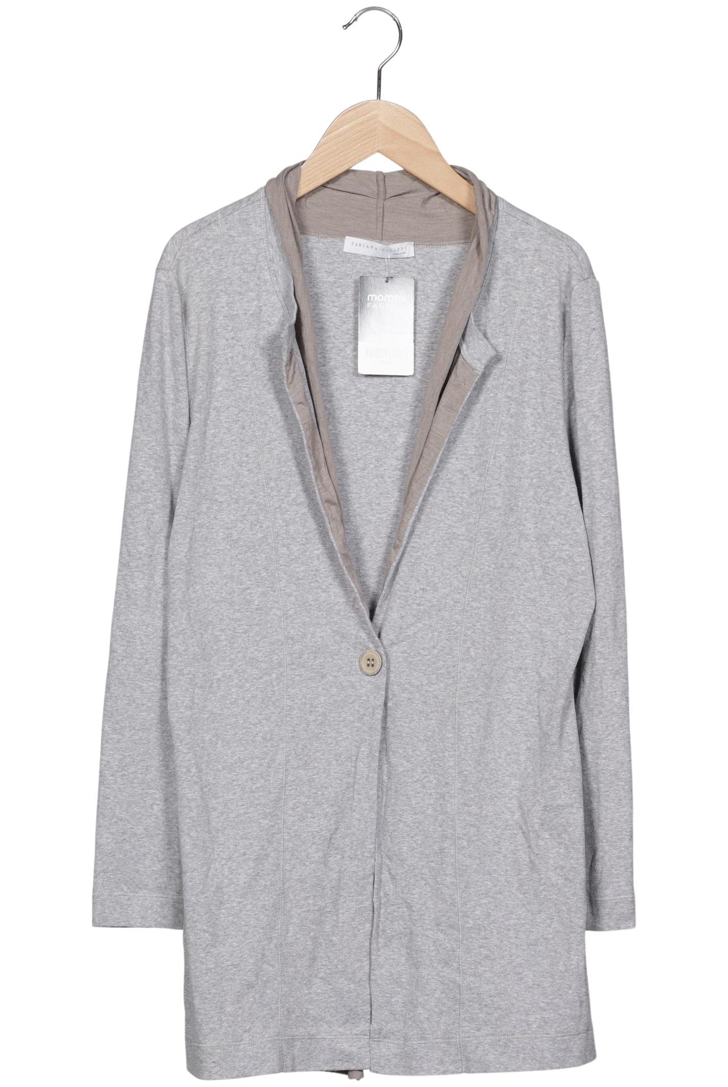 

Fabiana Filippi Damen Strickjacke, grau, Gr. 42