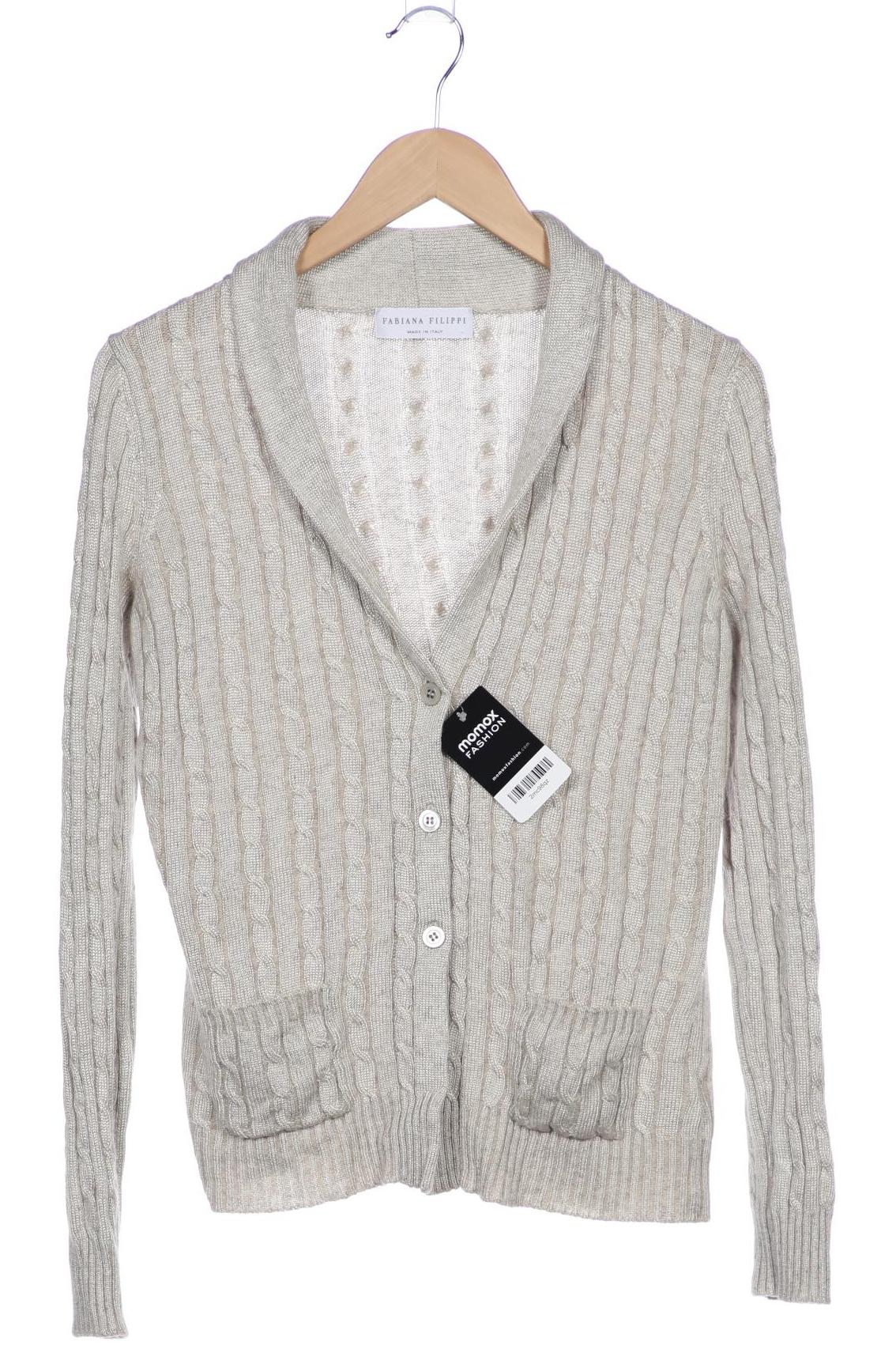 

Fabiana Filippi Damen Strickjacke, beige, Gr. 40